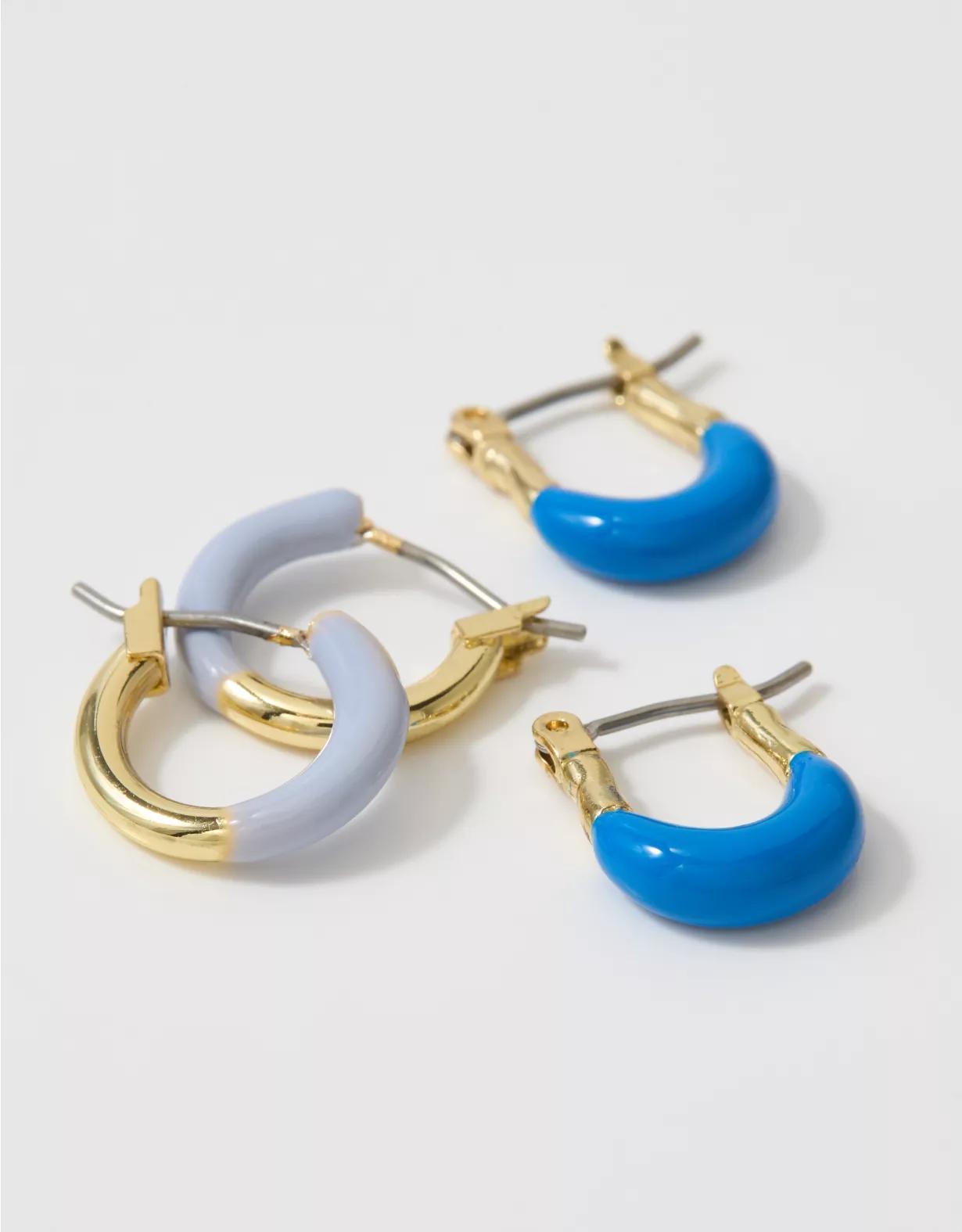 Aerie Dipped Enamel Earring 2-Pack Product Image