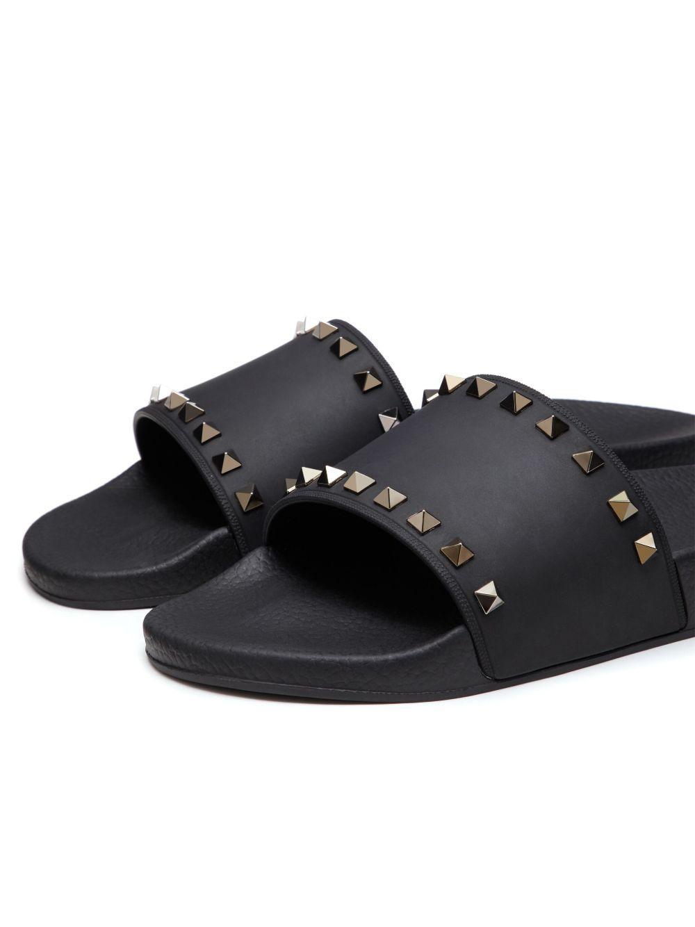 Rockstud slide sandals Product Image