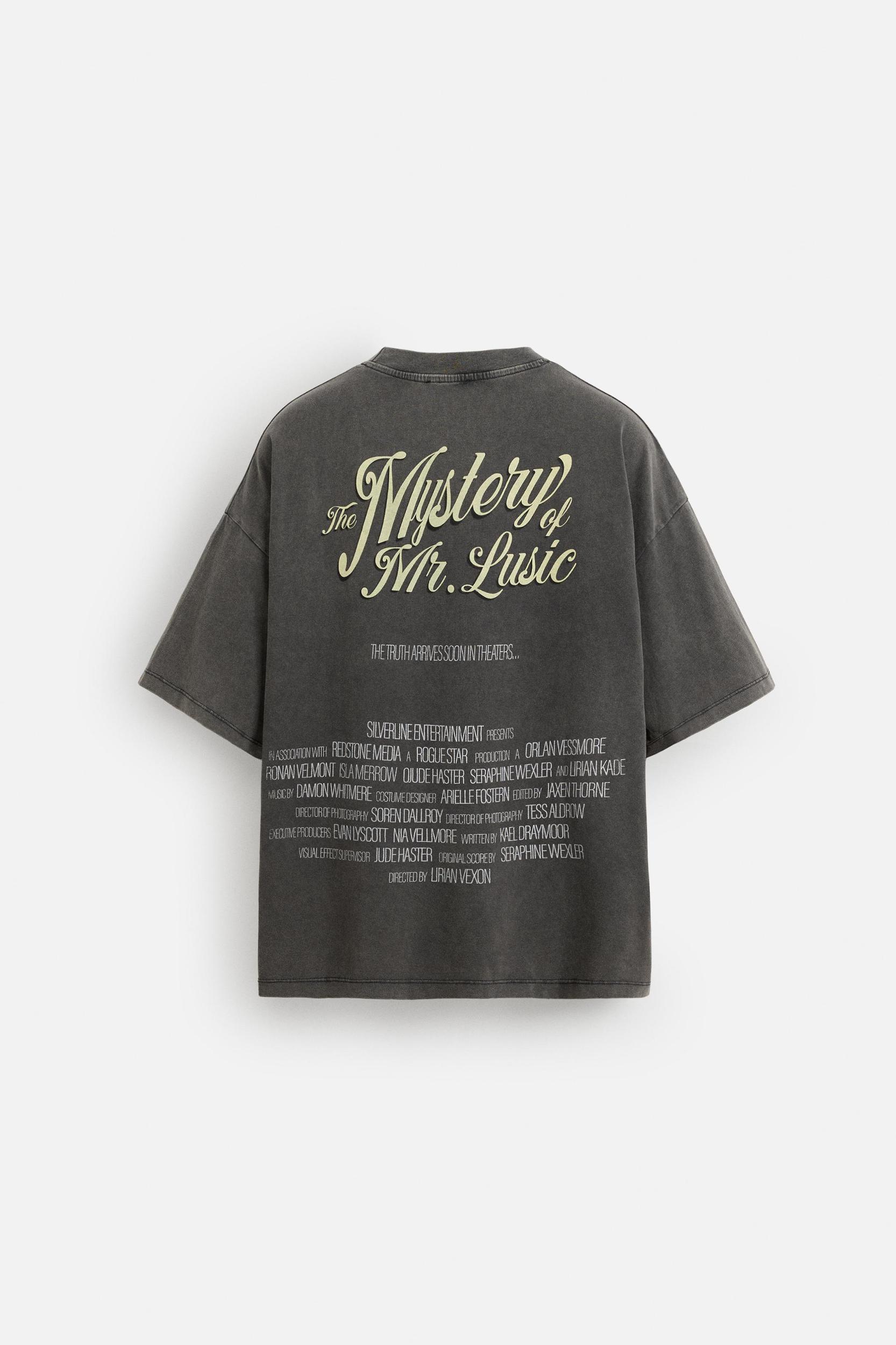 WASHED TEXT T-SHIRT Product Image