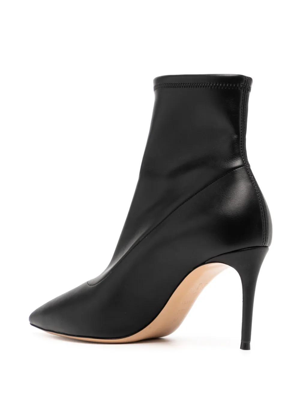 CASADEI Blade 100mm Boots In Black Product Image