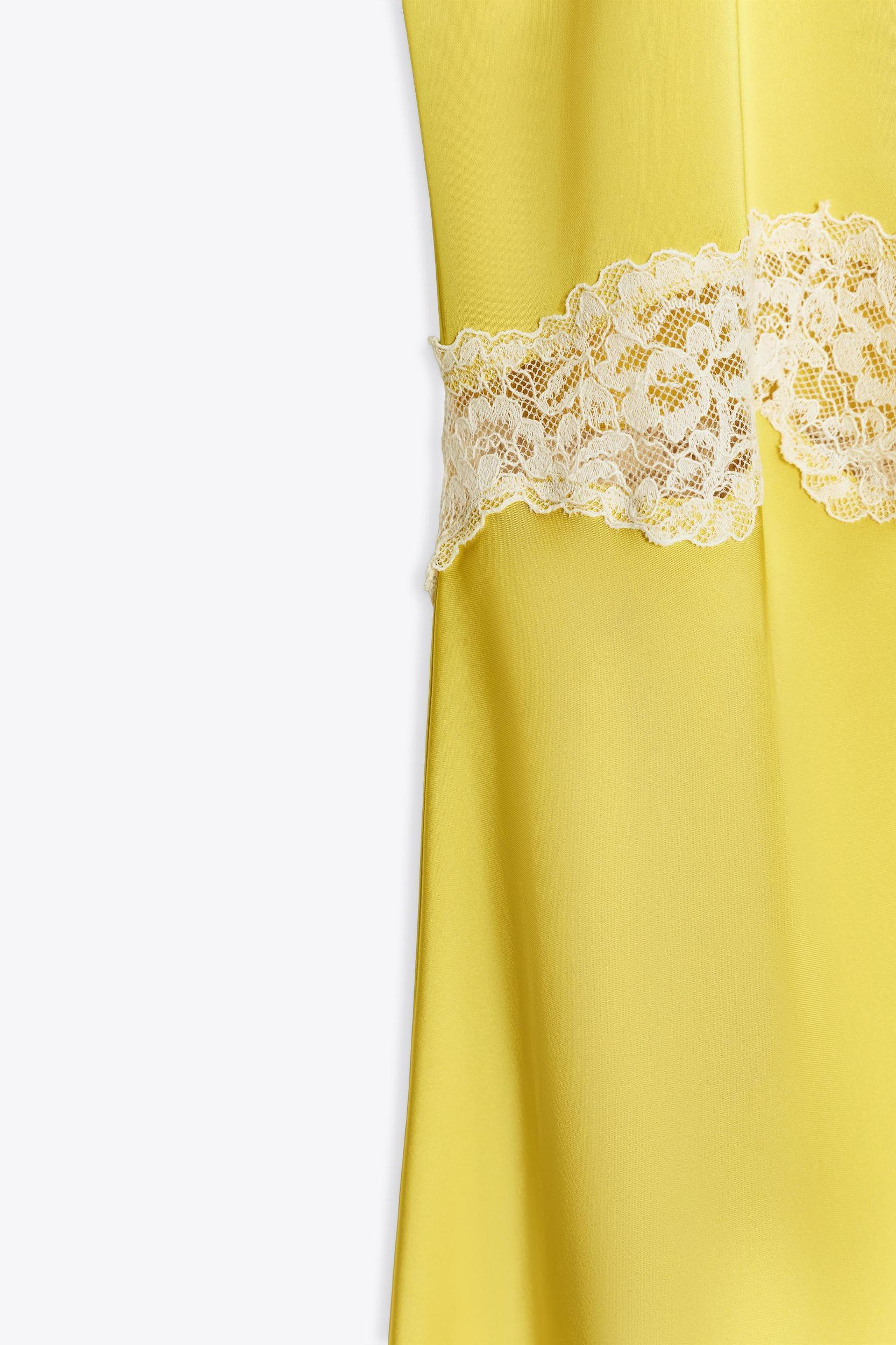 LACE LINGERIE MIDI DRESS Product Image