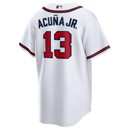 Men's Nike Ozzie Albies Red Atlanta Braves Alternate Replica Player Name Jersey, Size: 2XL Product Image