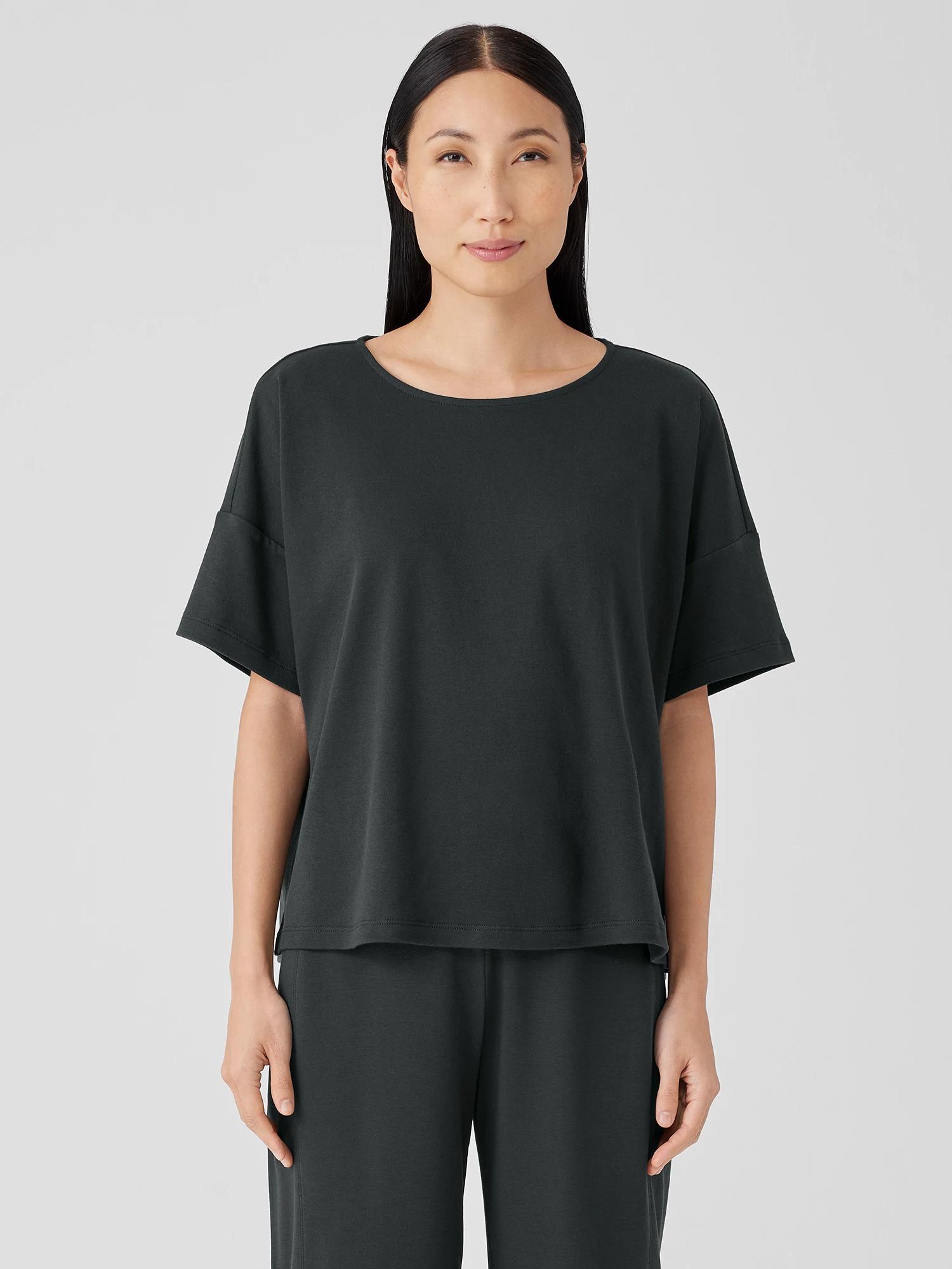 Organic Cotton Interlock Sleep Tee Product Image