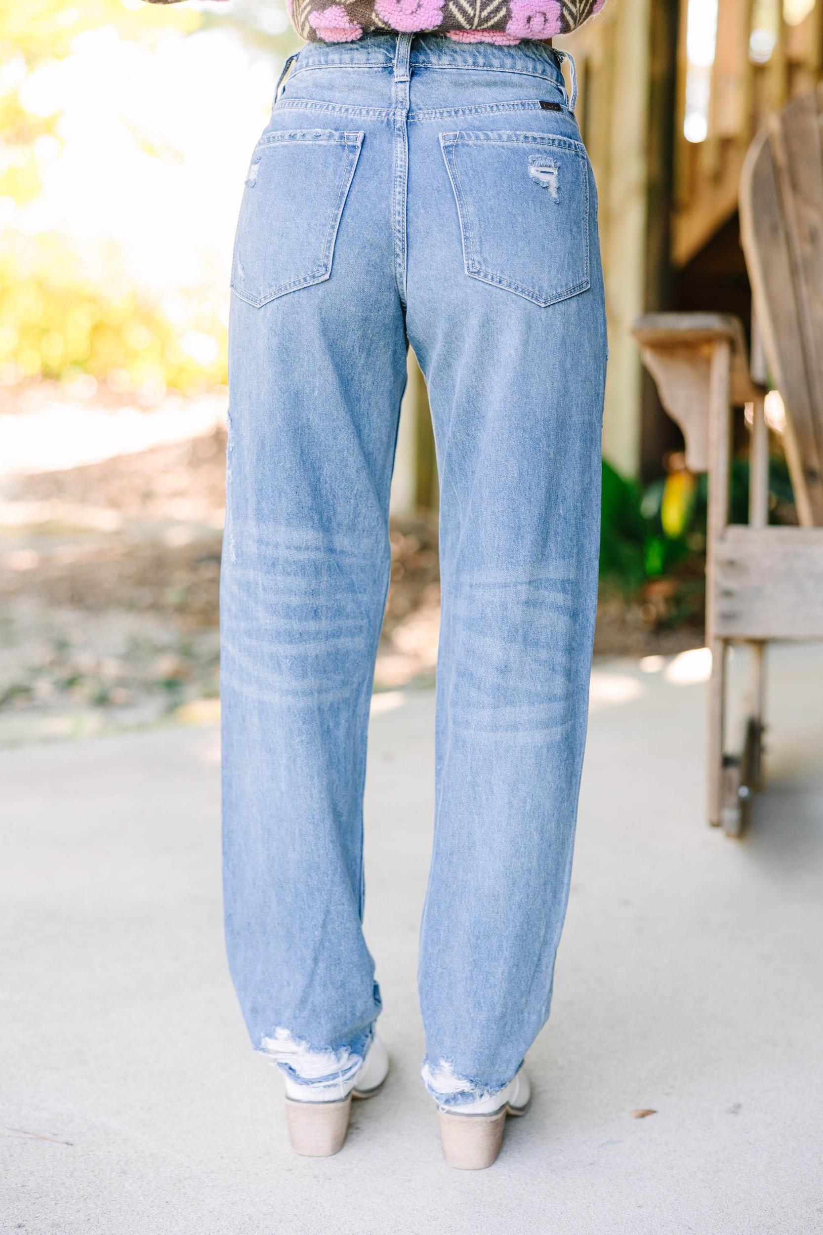 KanCan: Can't Resist Medium Wash Boyfriend Jeans Female Product Image