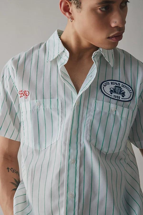 BDG Mechanic Short Sleeve Shirt Top Mens at Urban Outfitters Product Image