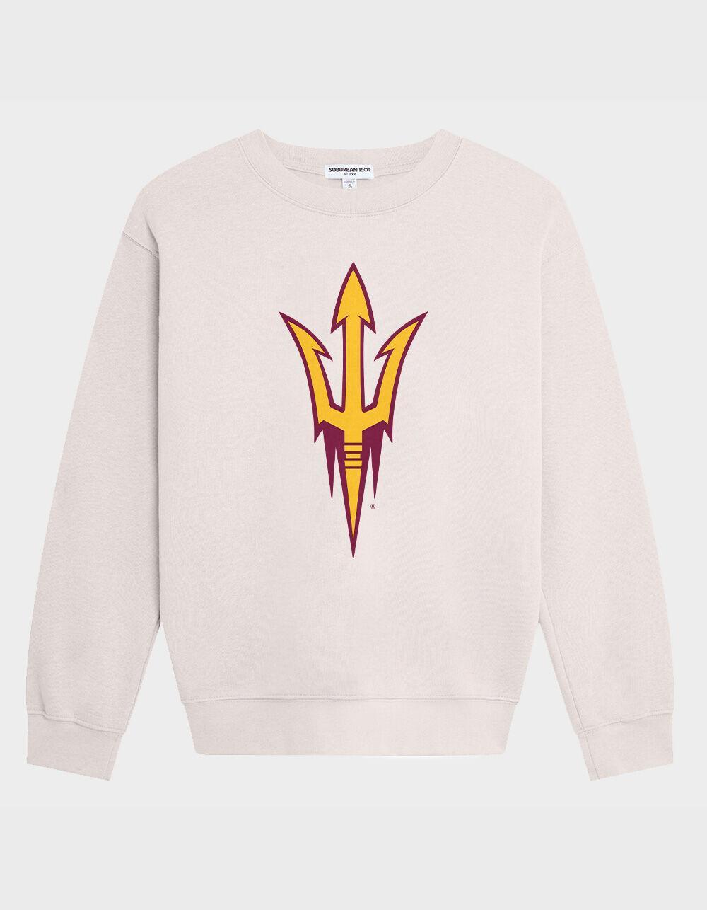 ARIZONA STATE UNIVERSITY Official Traditional Womens Crewneck Fleece Product Image