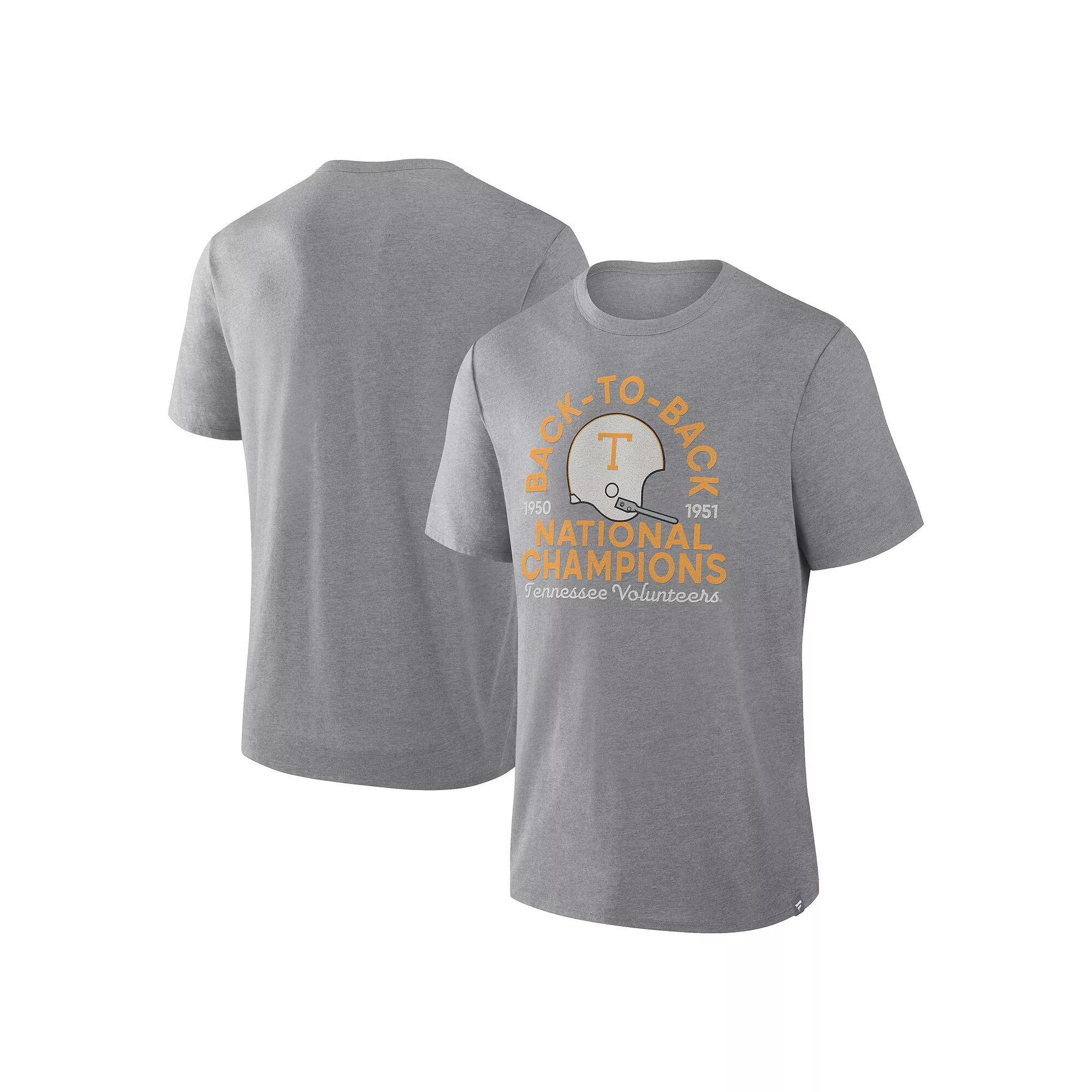 Men's Fanatics Gray Tennessee Volunteers Dynamic Showdown Tri-Blend T-Shirt, Size: Medium, Grey Product Image
