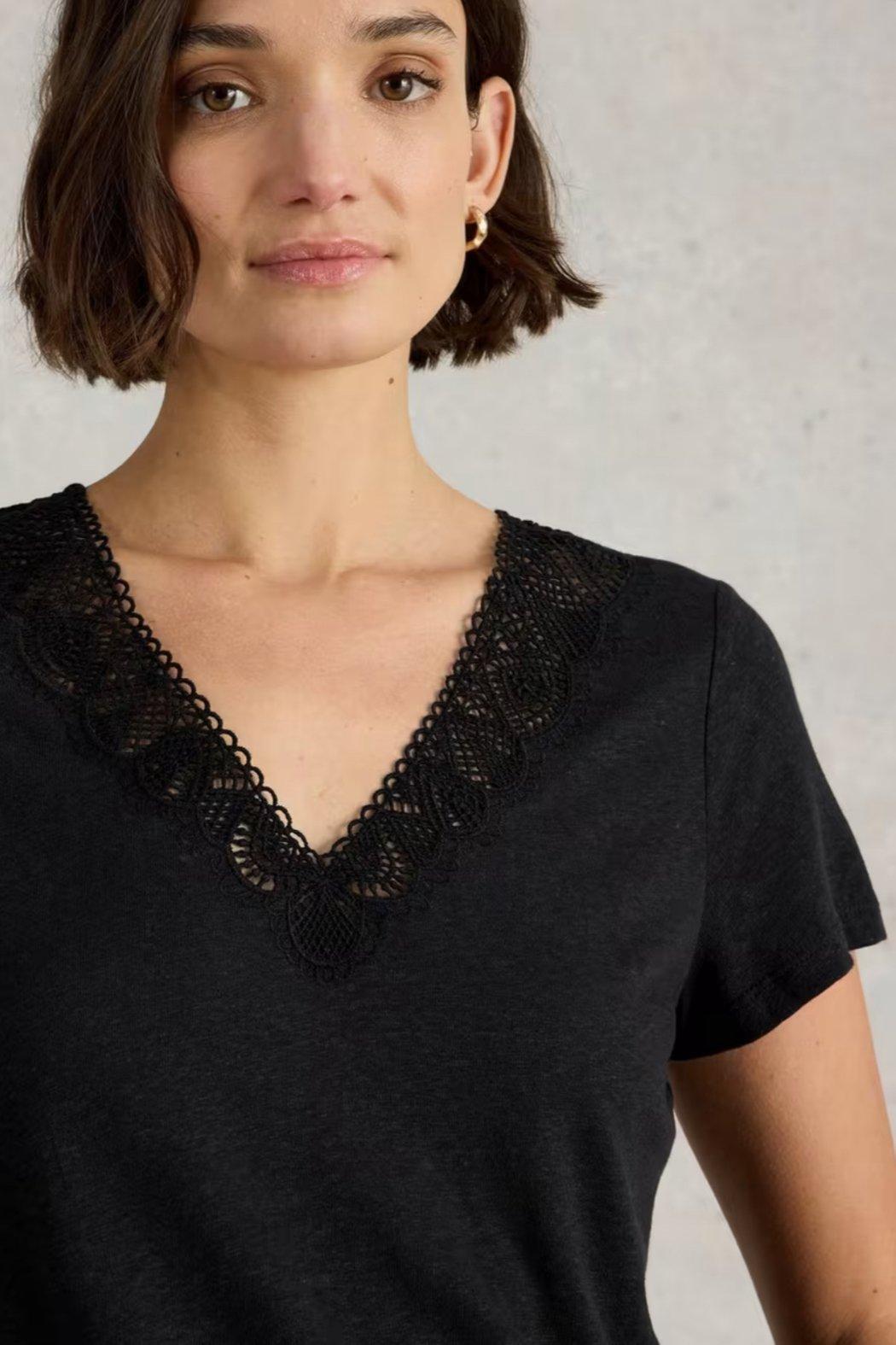 Ellie Lace Tee Product Image
