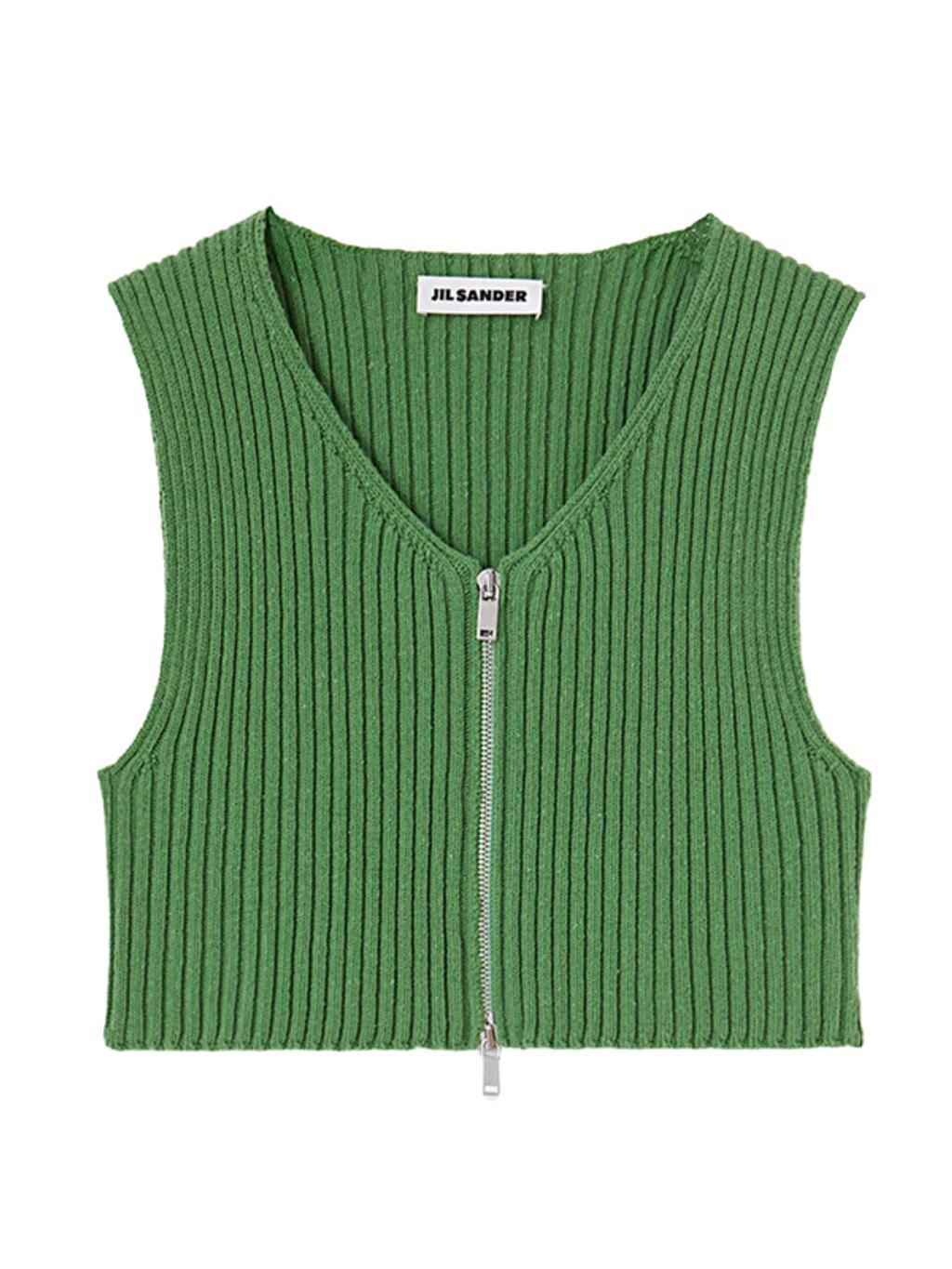 JIL SANDER Top In Light Pastel Green Product Image