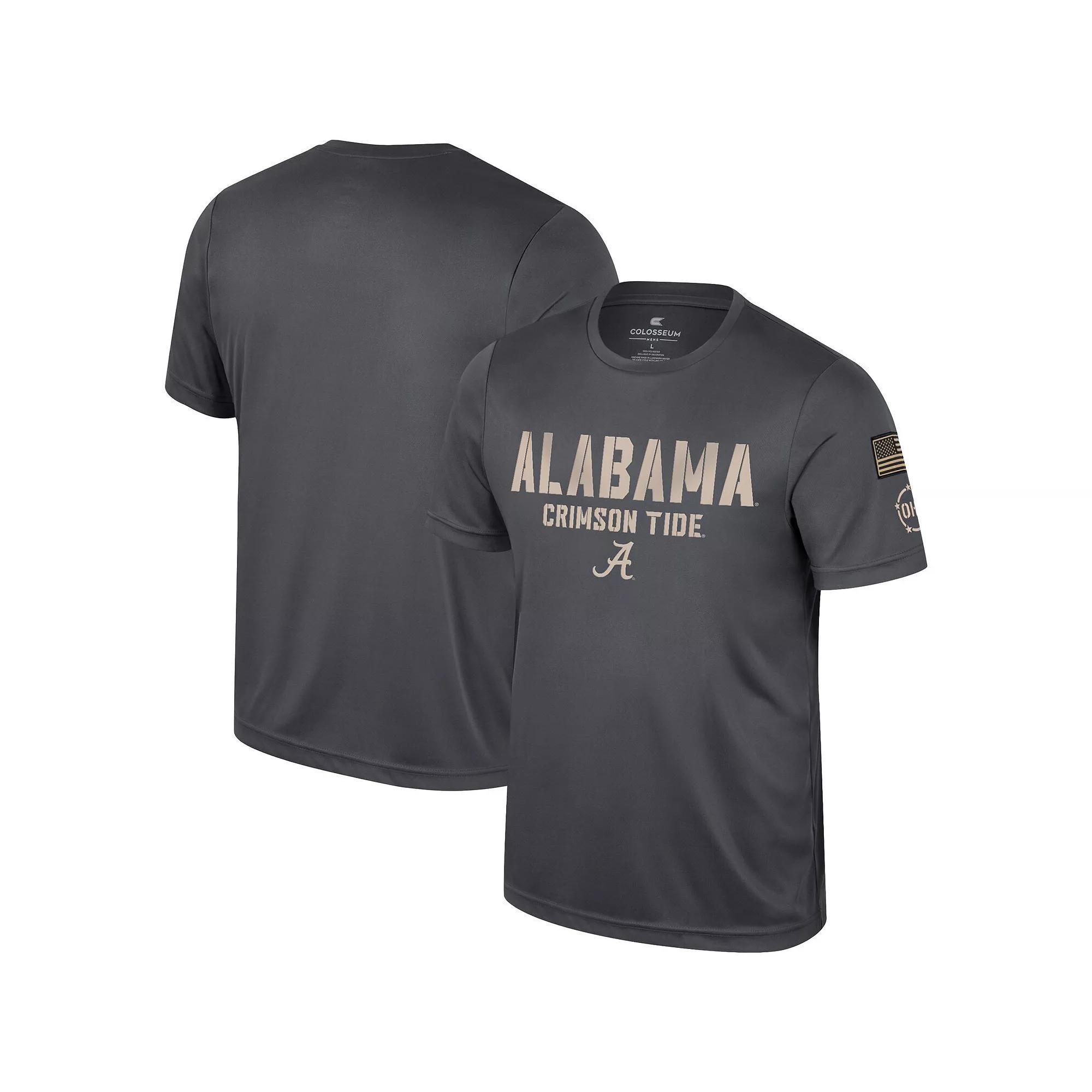 Men's Colosseum Charcoal Notre Dame Fighting Irish OHT Military Appreciation  T-Shirt, Size: Large Product Image
