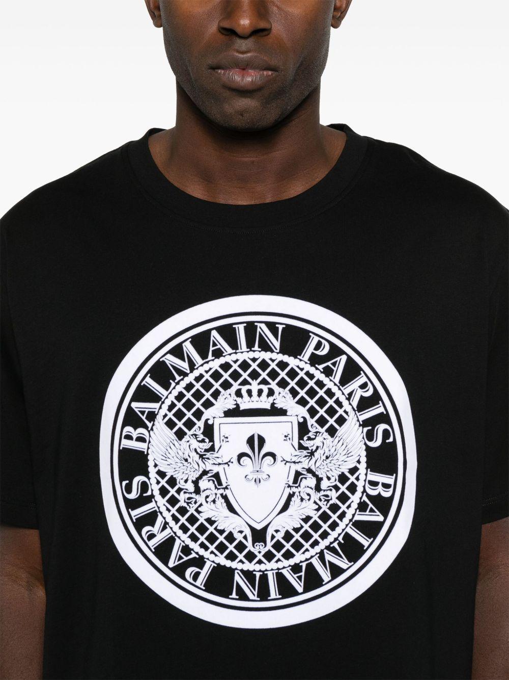 flocked-logo T-shirt Product Image
