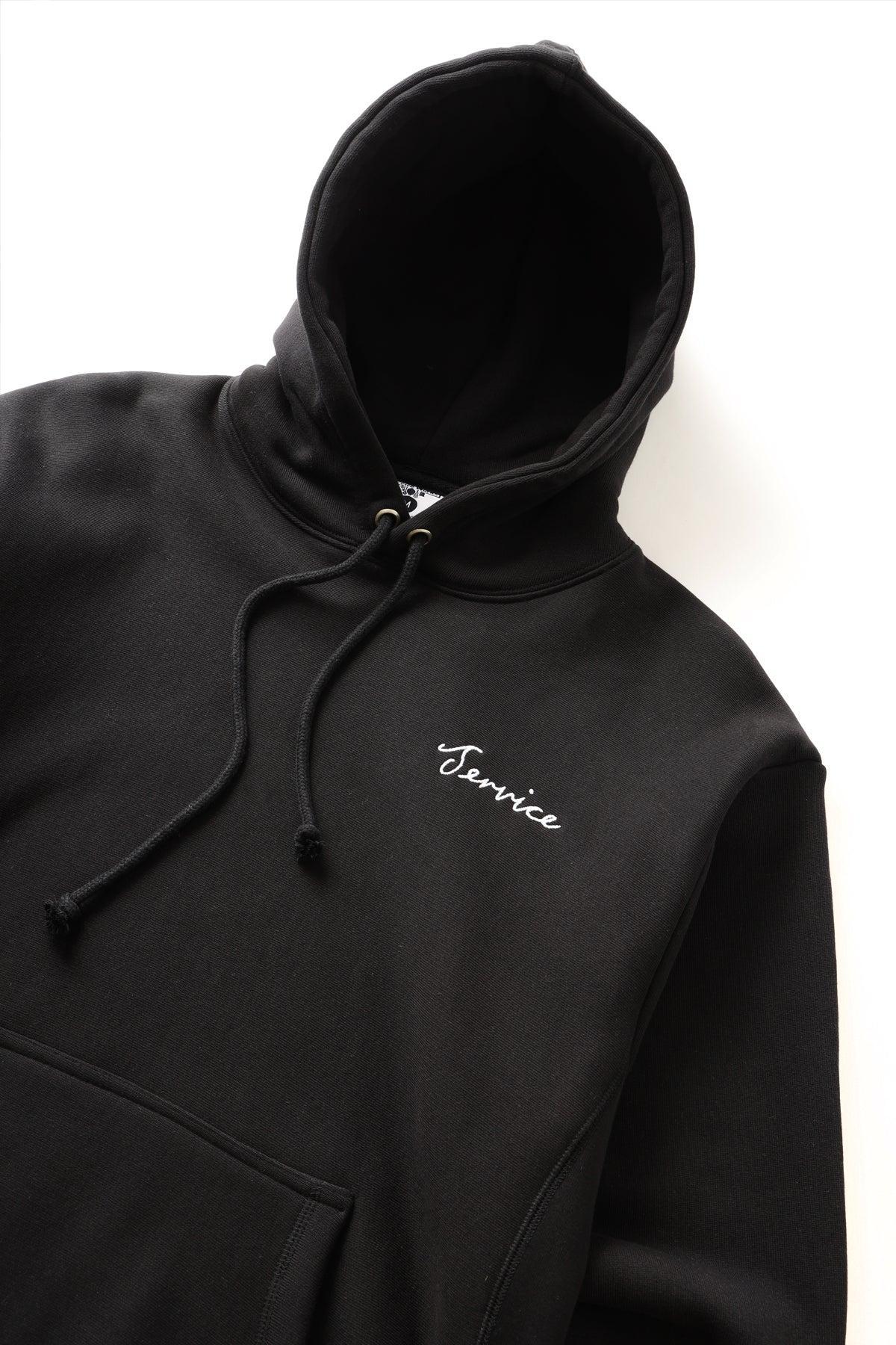 Script Logo Hoodie - Black Product Image