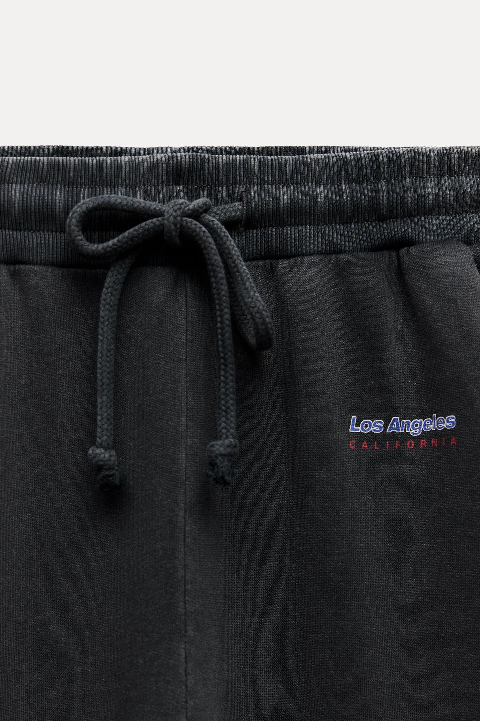 WASHED EFFECT JOGGER PANTS Product Image