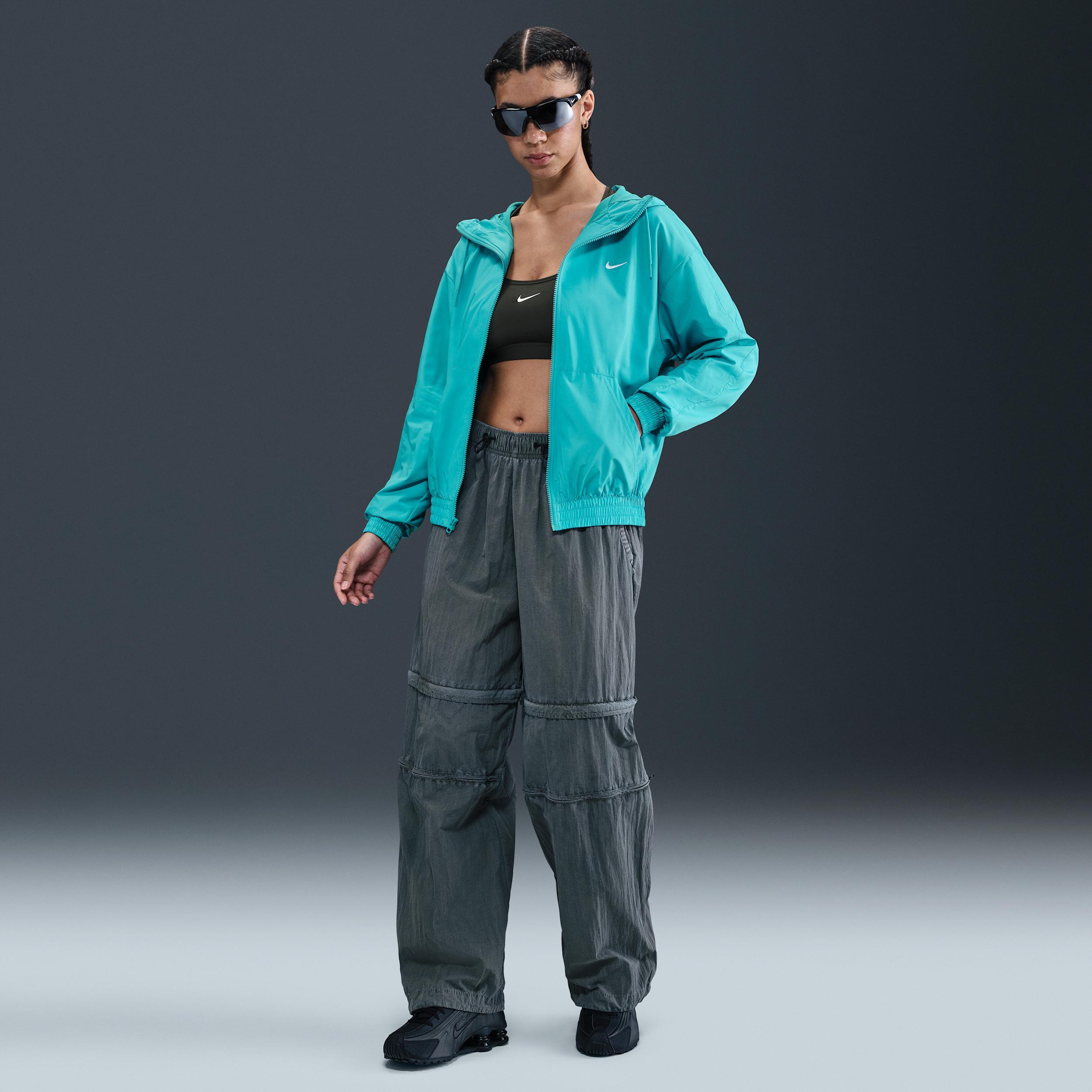 Women's Nike Sportswear Classic Wovens Loose UV Protection Hooded Jacket Product Image