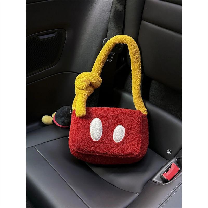 Fleece Flap Crossbody Bag Product Image