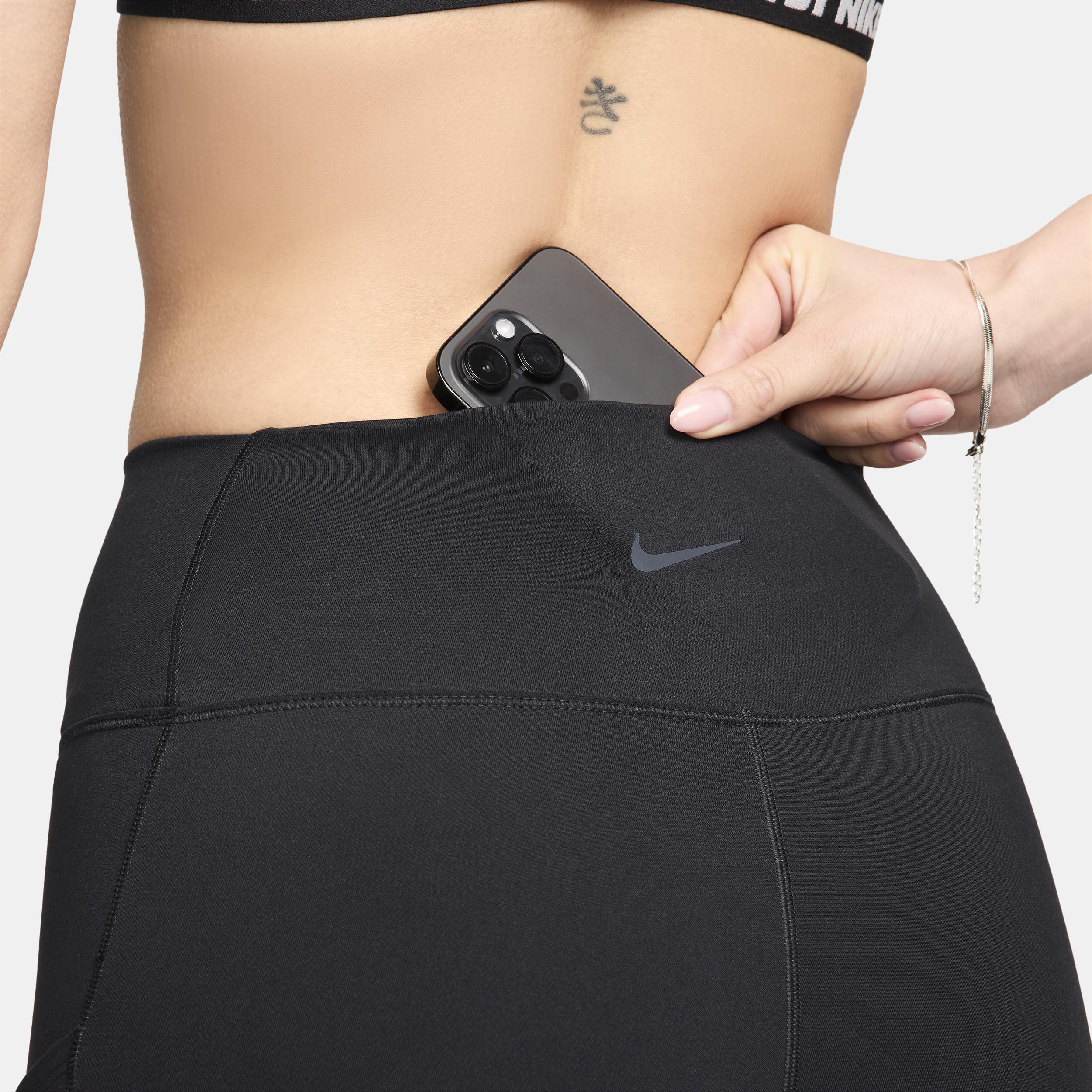 Nike Women's One High-Waisted 8" Biker Shorts with Pockets Product Image