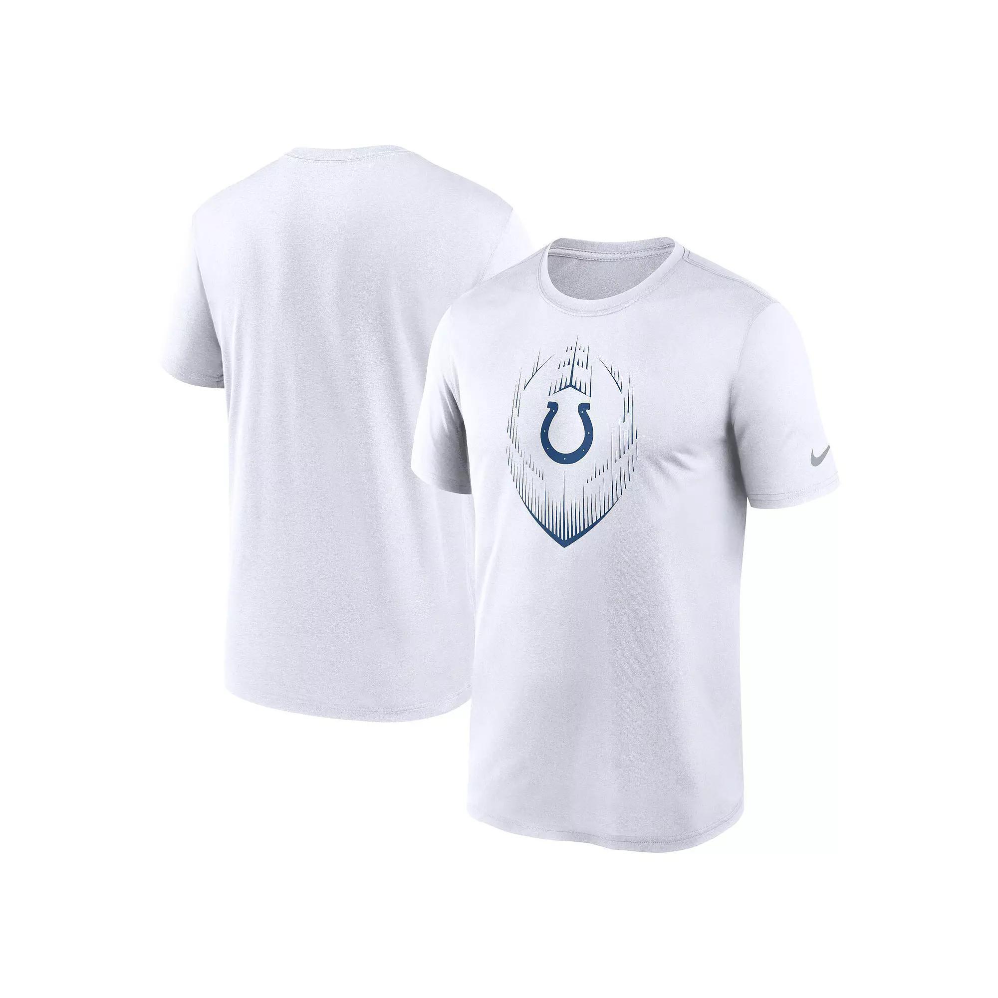 Men's Nike White Indianapolis Colts Primetime Legend Icon Performance T-Shirt, Size: Small Product Image