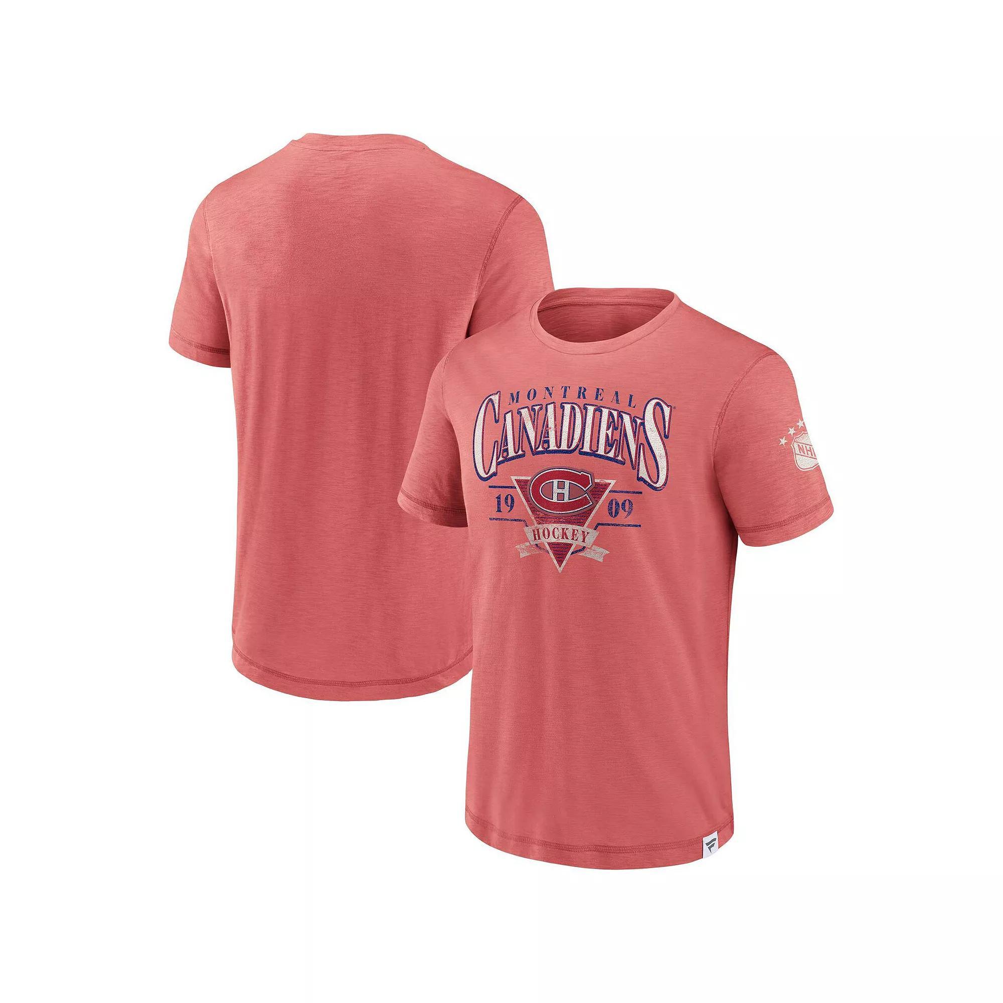 Men's Fanatics Branded Red Montreal Canadiens Elusive Slub T-Shirt, Size: Small, Cnd Red Product Image