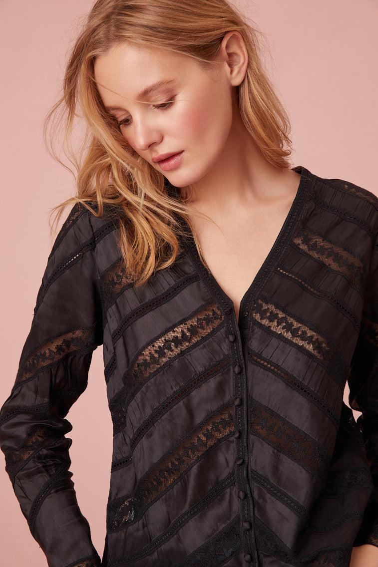 Tandra V-Neck Blouse Product Image