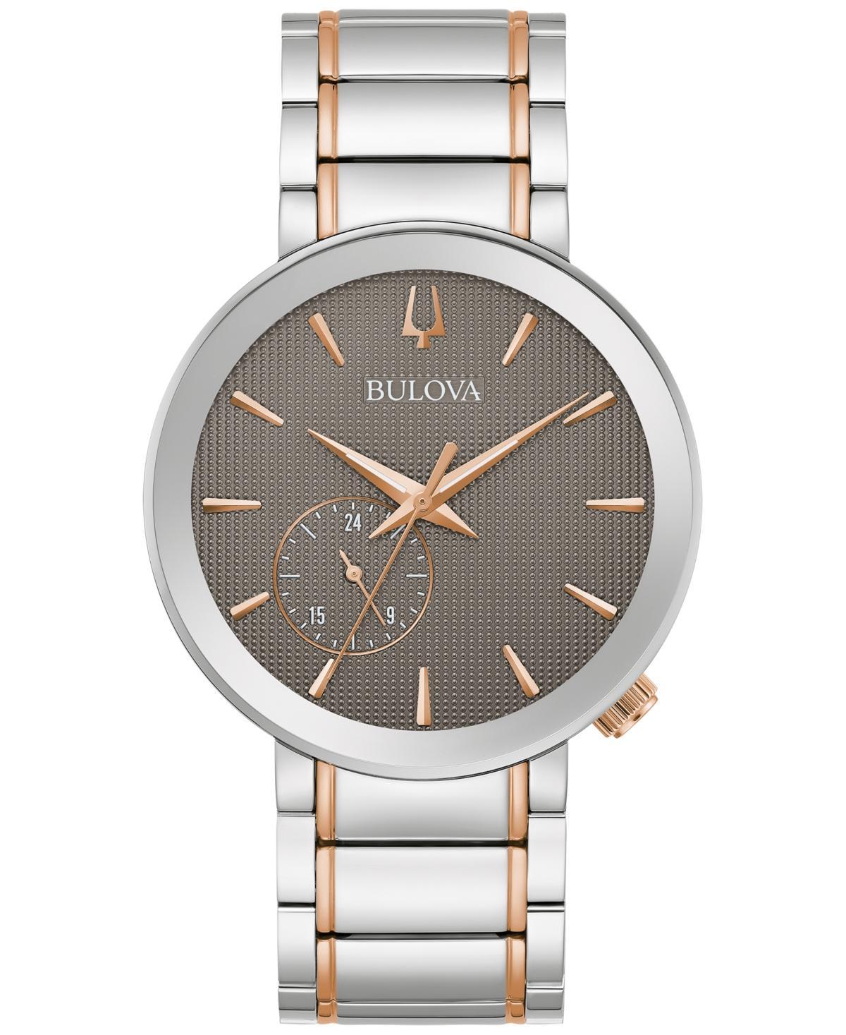 Bulova GRAMMY Collection Mens Two Tone Stainless Steel Bracelet Watch Product Image
