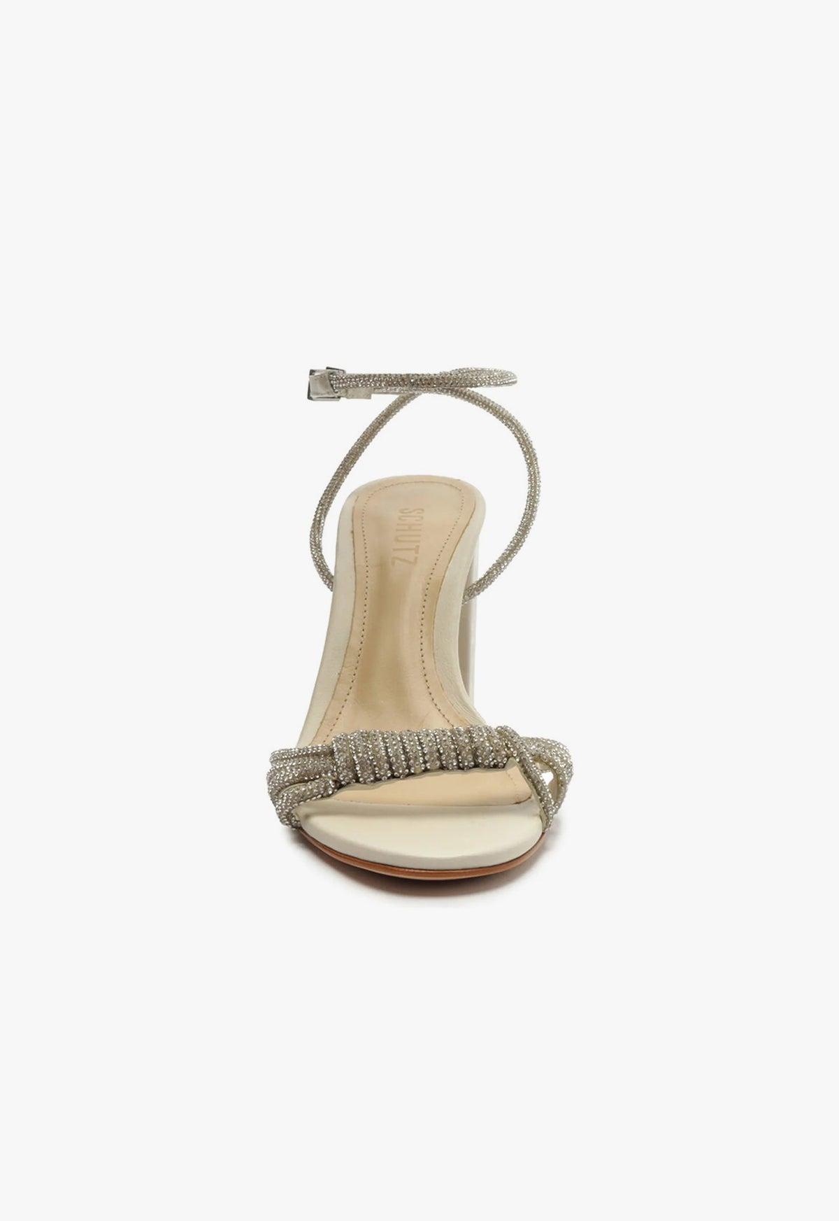Jewell Block Nappa Leather Sandal Product Image