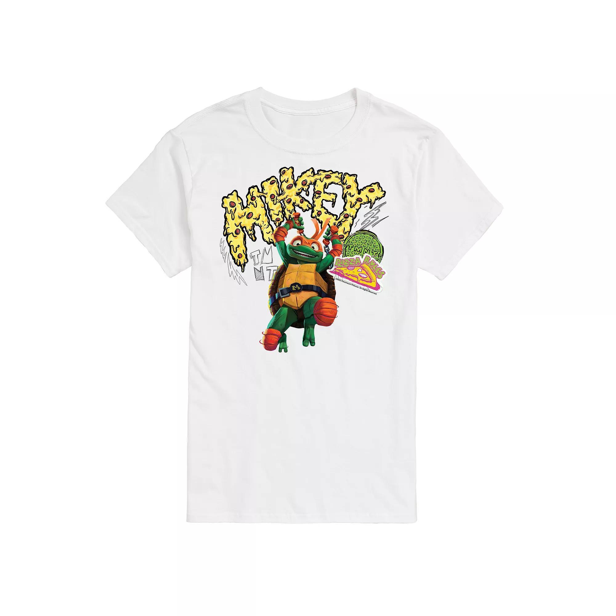Big & Tall Nickelodeon TMNT Mutant Mayhem Mikey Graphic Tee, Mens Product Image