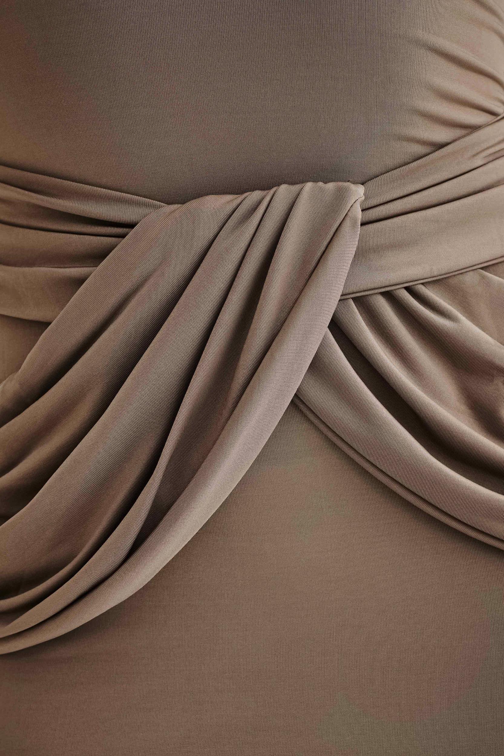 Halcyon Long Sleeve Slinky Maxi Dress - Coco Product Image