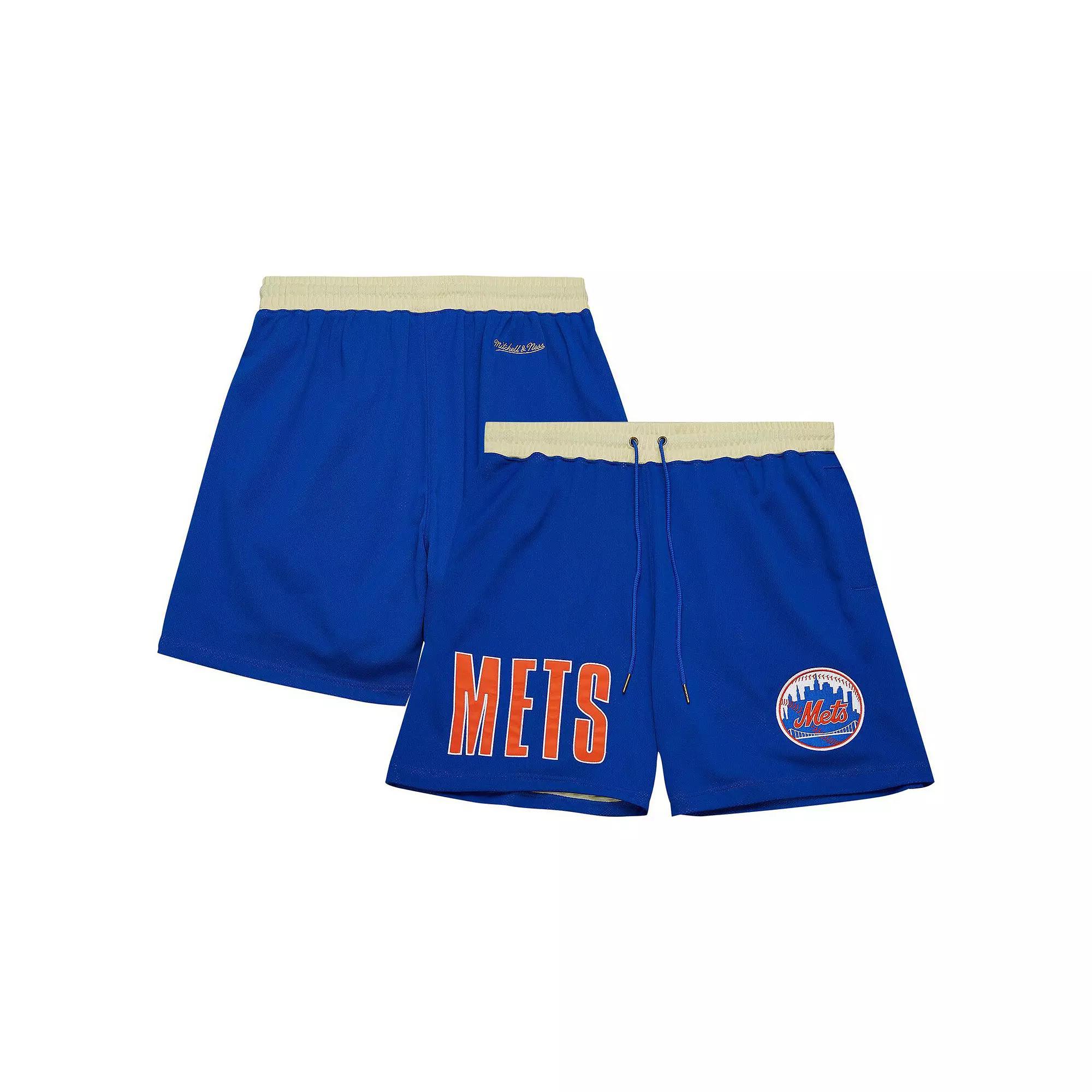 Men's Mitchell & Ness Royal New York Mets OG 2.0 Fashion Shorts, Size: Large, Blue Product Image