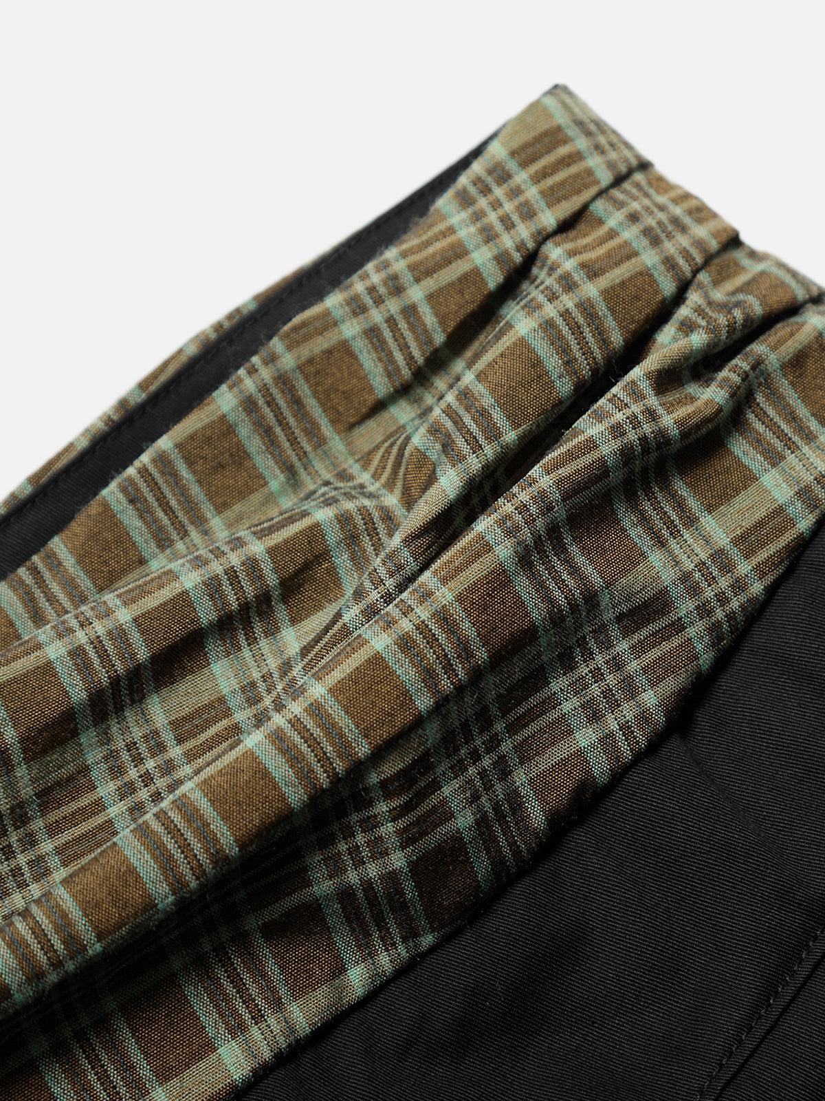 Aelfric Eden Plaid Waist Baggy Barrel Pants Product Image