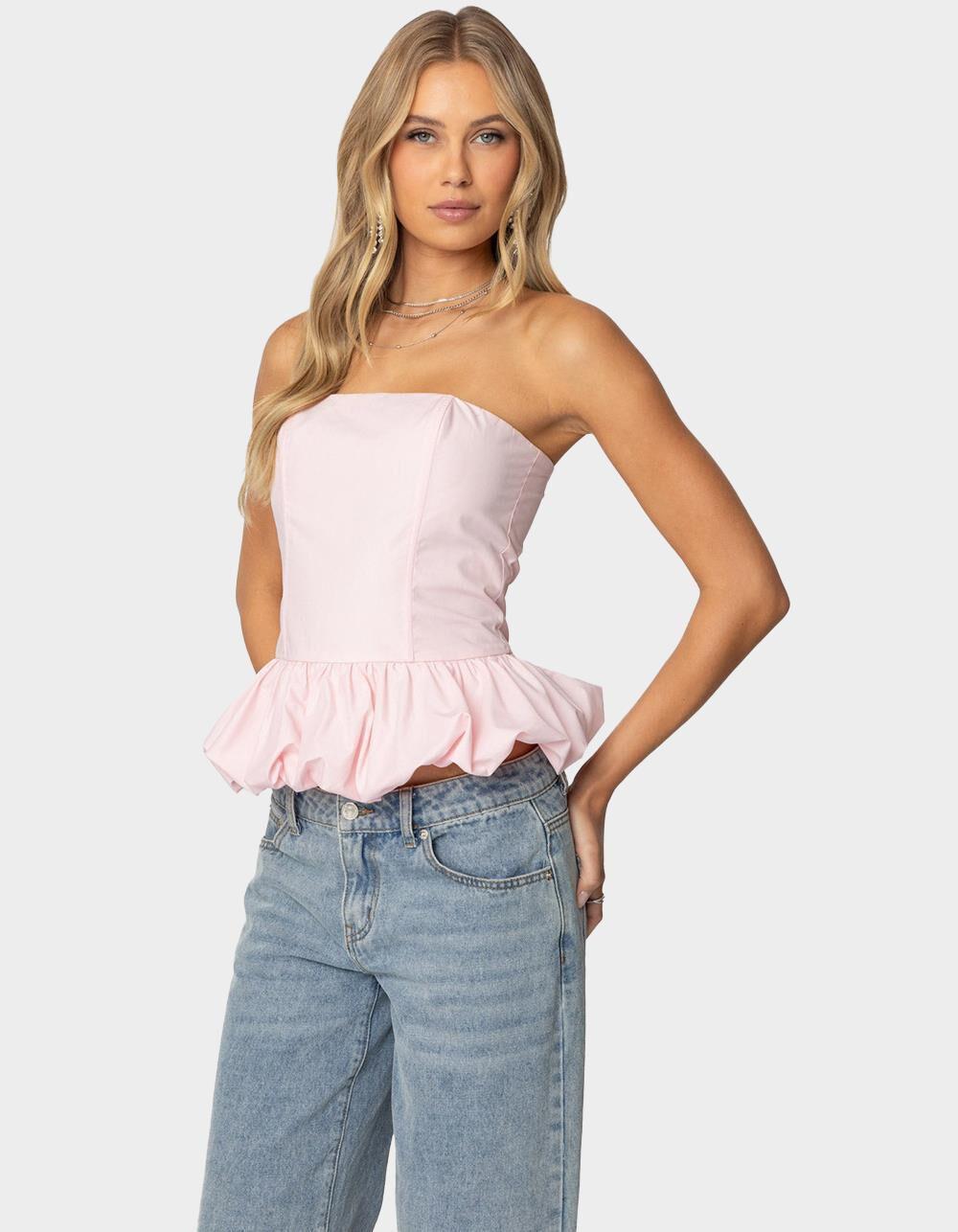 EDIKTED Everlee Bubble Hem Corset Product Image