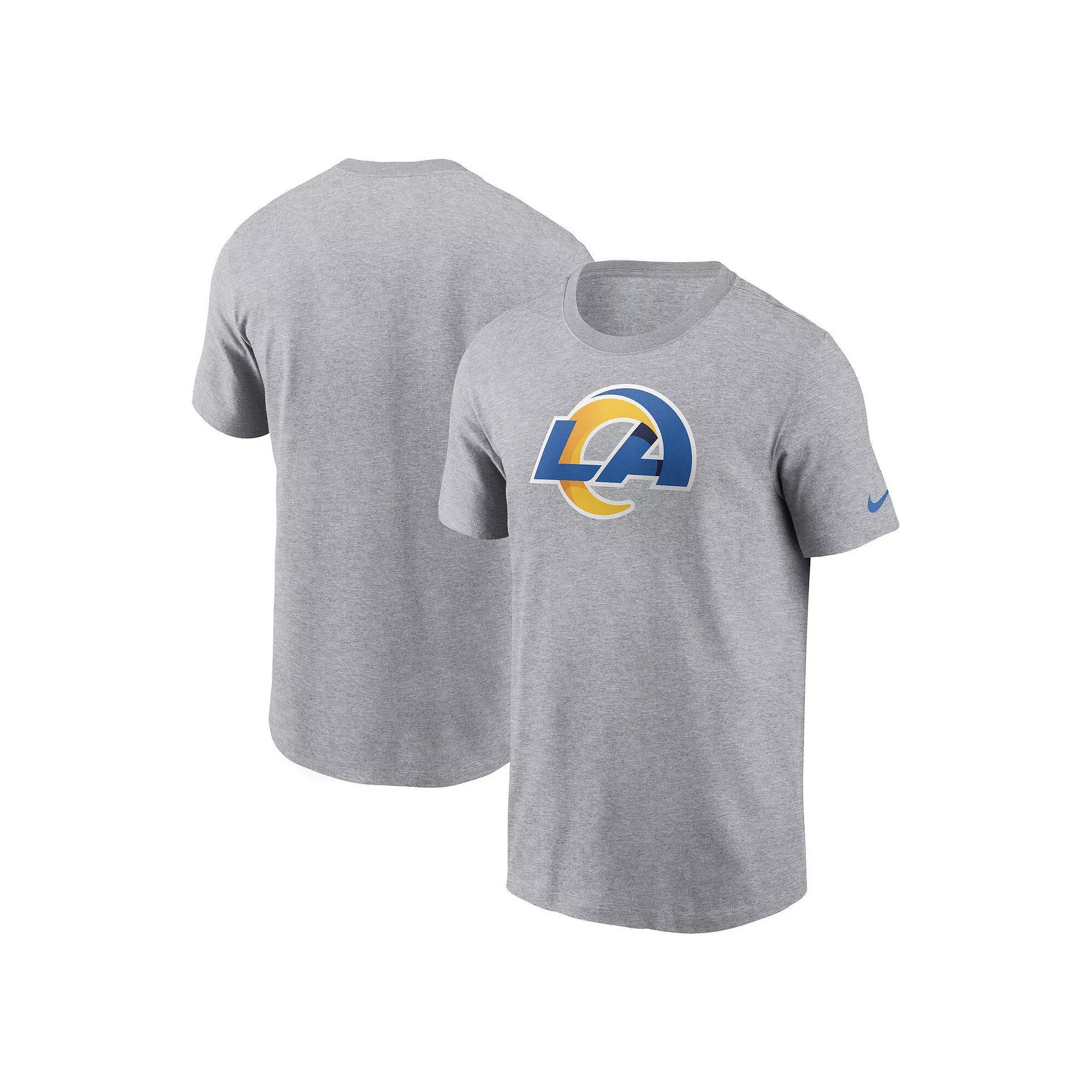 Men's Nike  Gray Los Angeles Chargers Logo Essential T-Shirt, Size: 2XL, Grey Product Image