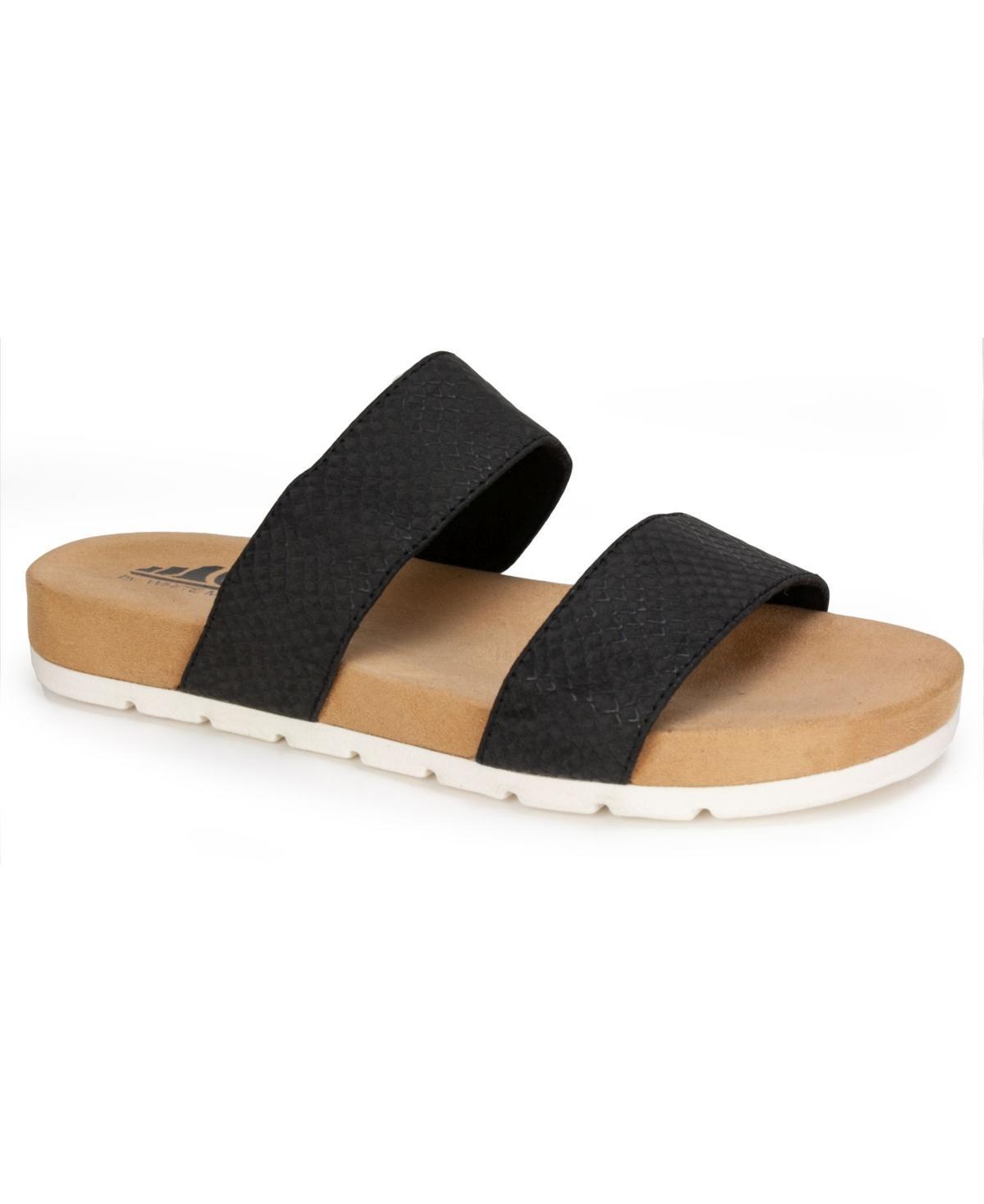 Cliffs by White Mountain Tahlie Women's Slide Sandals, Size: 8, White Es Print Product Image