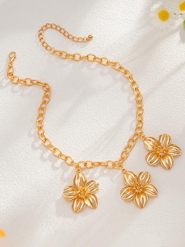 Flower Shape Necklaces Accessories Product Image