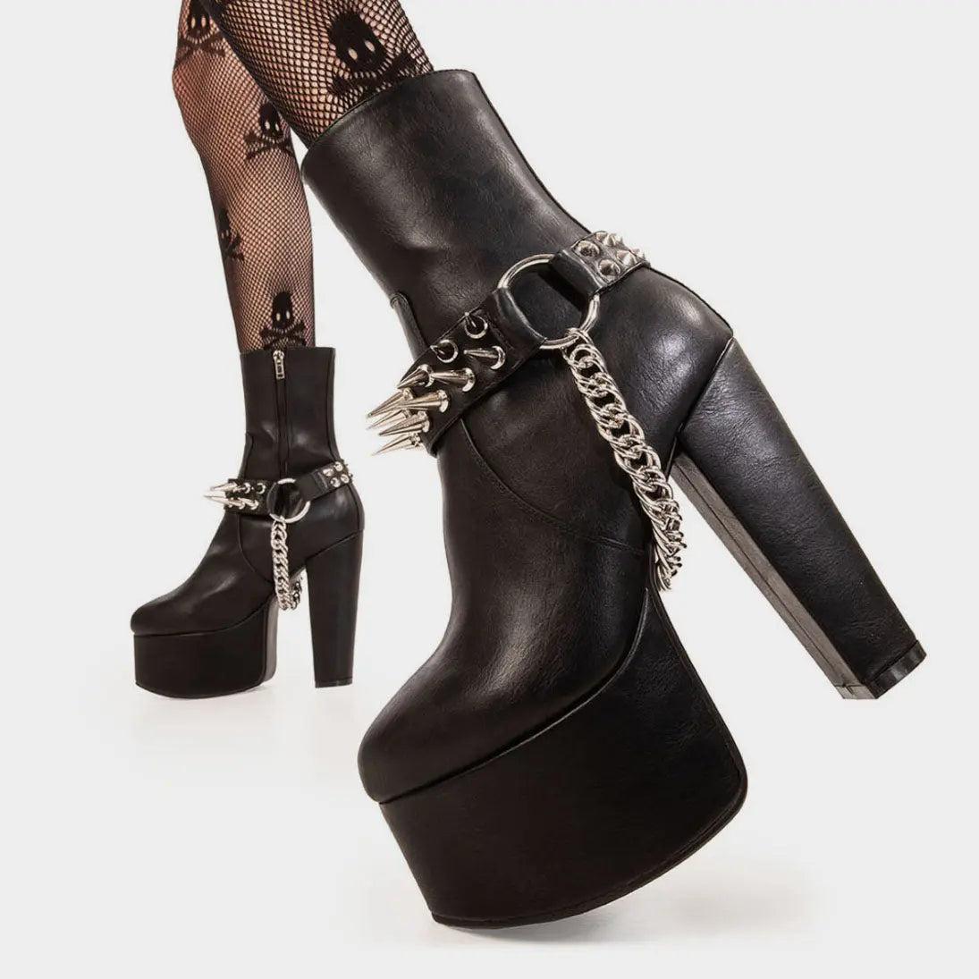 Flashbacks Platform Ankle Boots Product Image