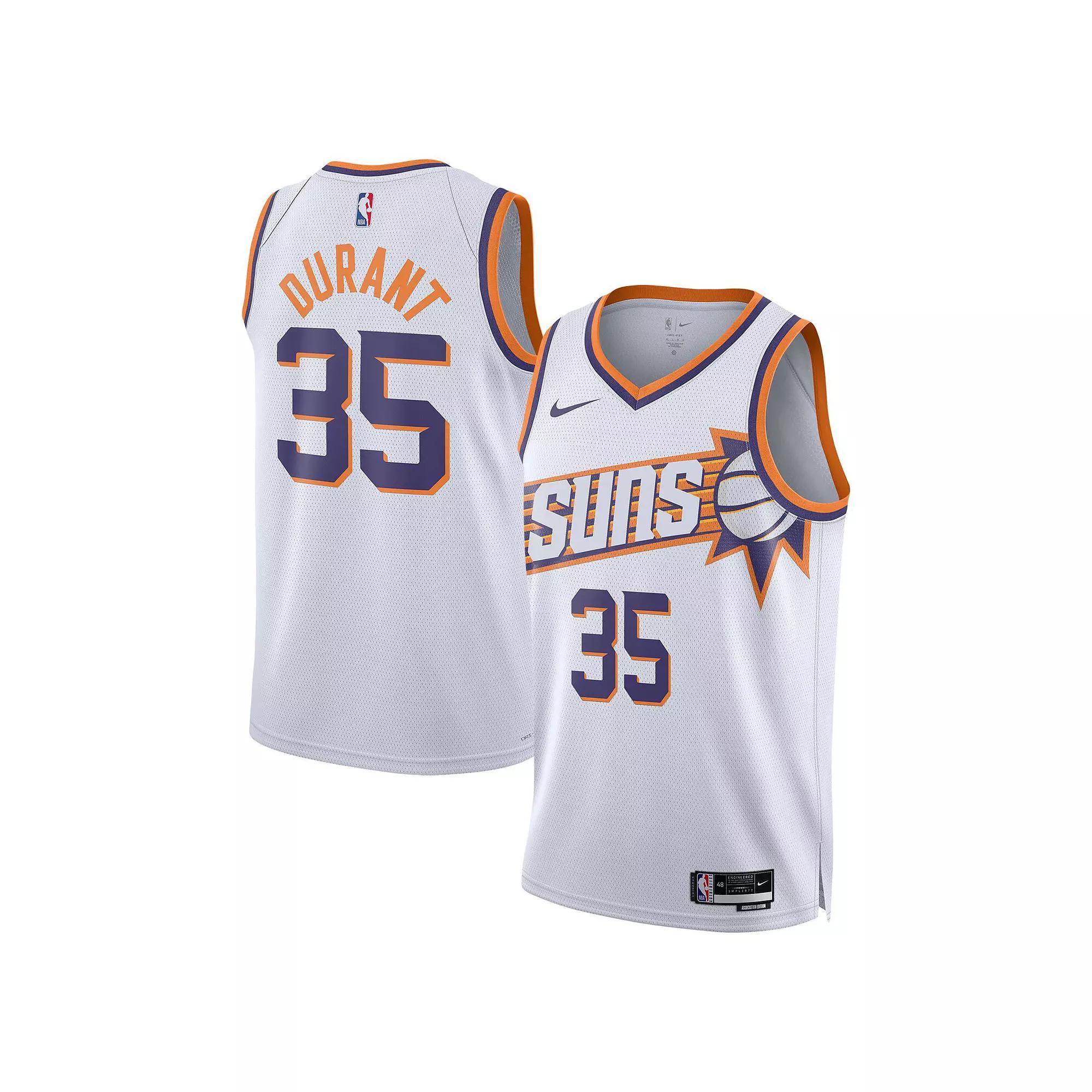Unisex Nike Kevin Durant White Phoenix Suns Swingman Jersey - Association Edition, Adult Unisex, Size: Small, Phx White Product Image