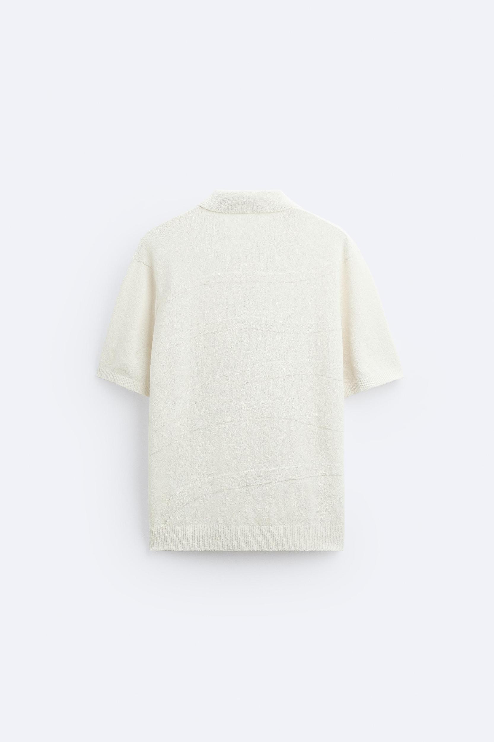 WAVES KNIT POLO Product Image