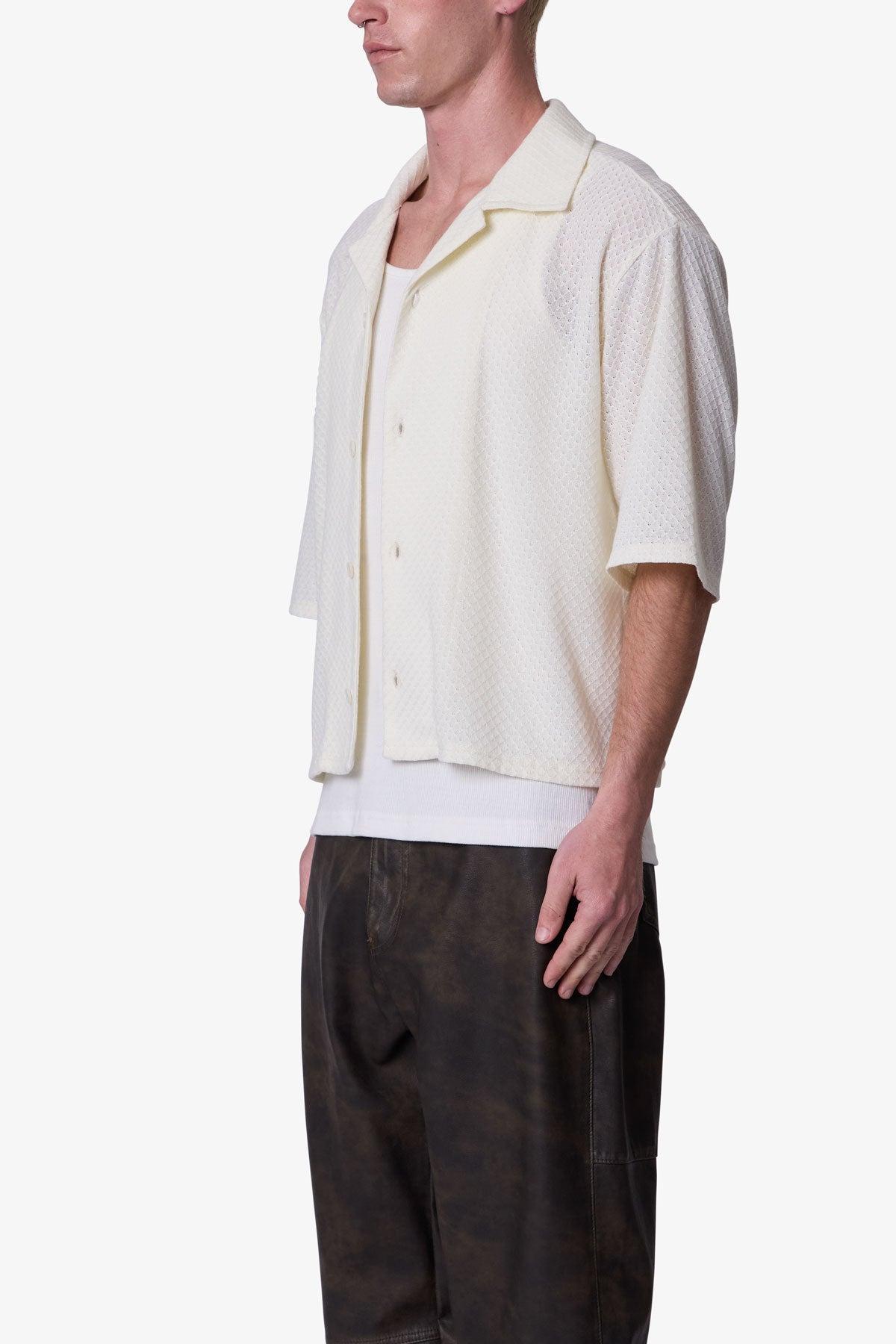 Washed Poplin Shirt - White Product Image
