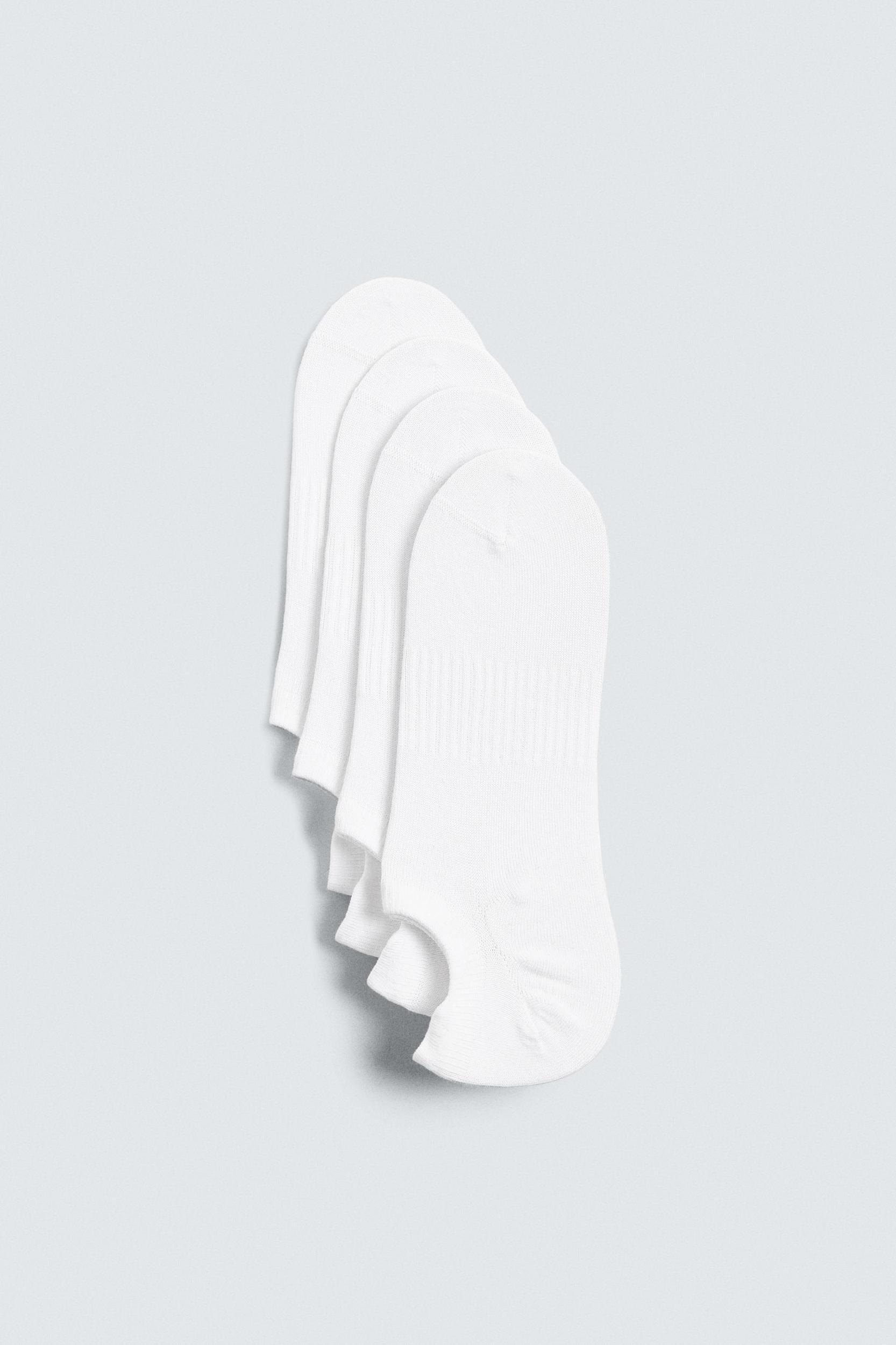 4 PACK OF NO-SHOW SOCKS Product Image