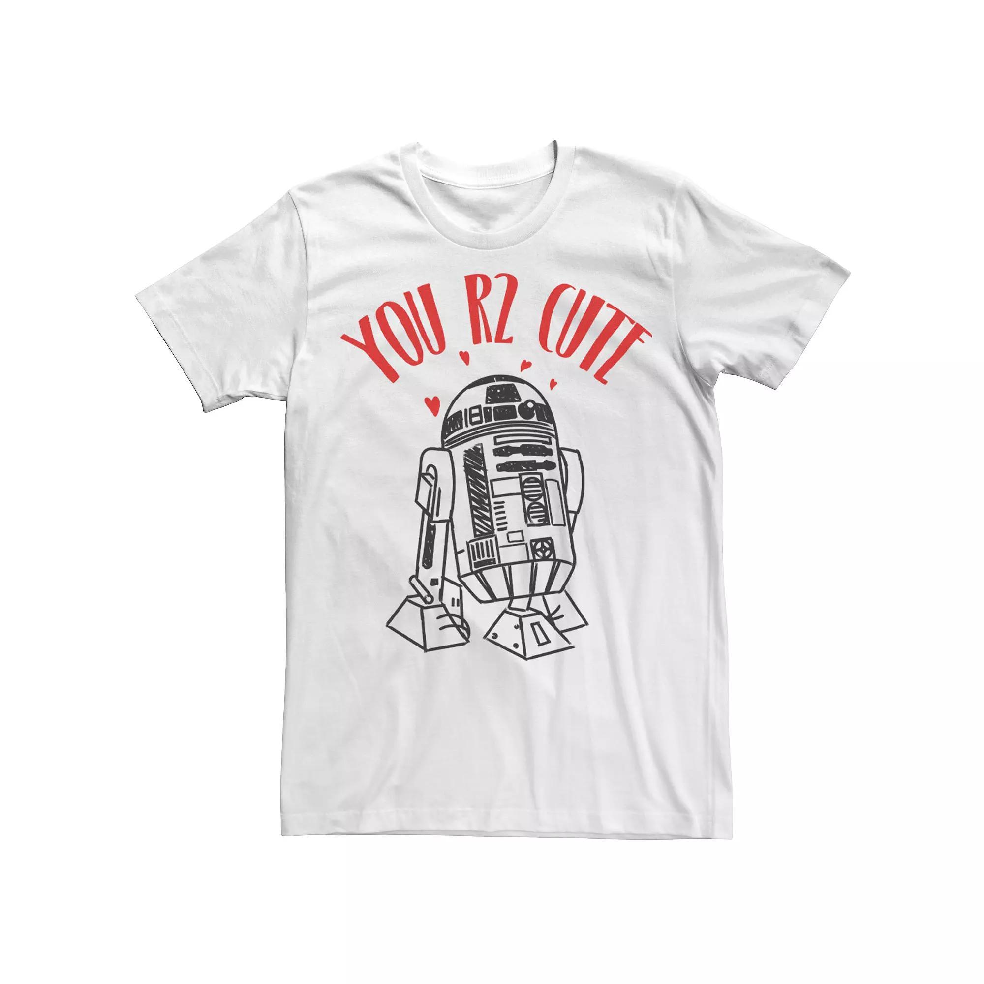 Mens Star Wars R2-D2 You Are Too Cute Graphic Tee Product Image