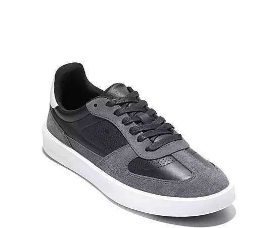 Cole Haan Grand Crosscourt Men's Modern Turf Sneakers, Size: 8.5, Black Gray Pinstripe Product Image