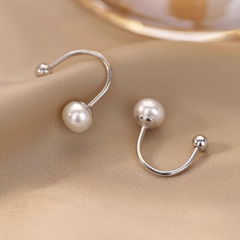 Faux Pearl Alloy Ear Jacket Product Image