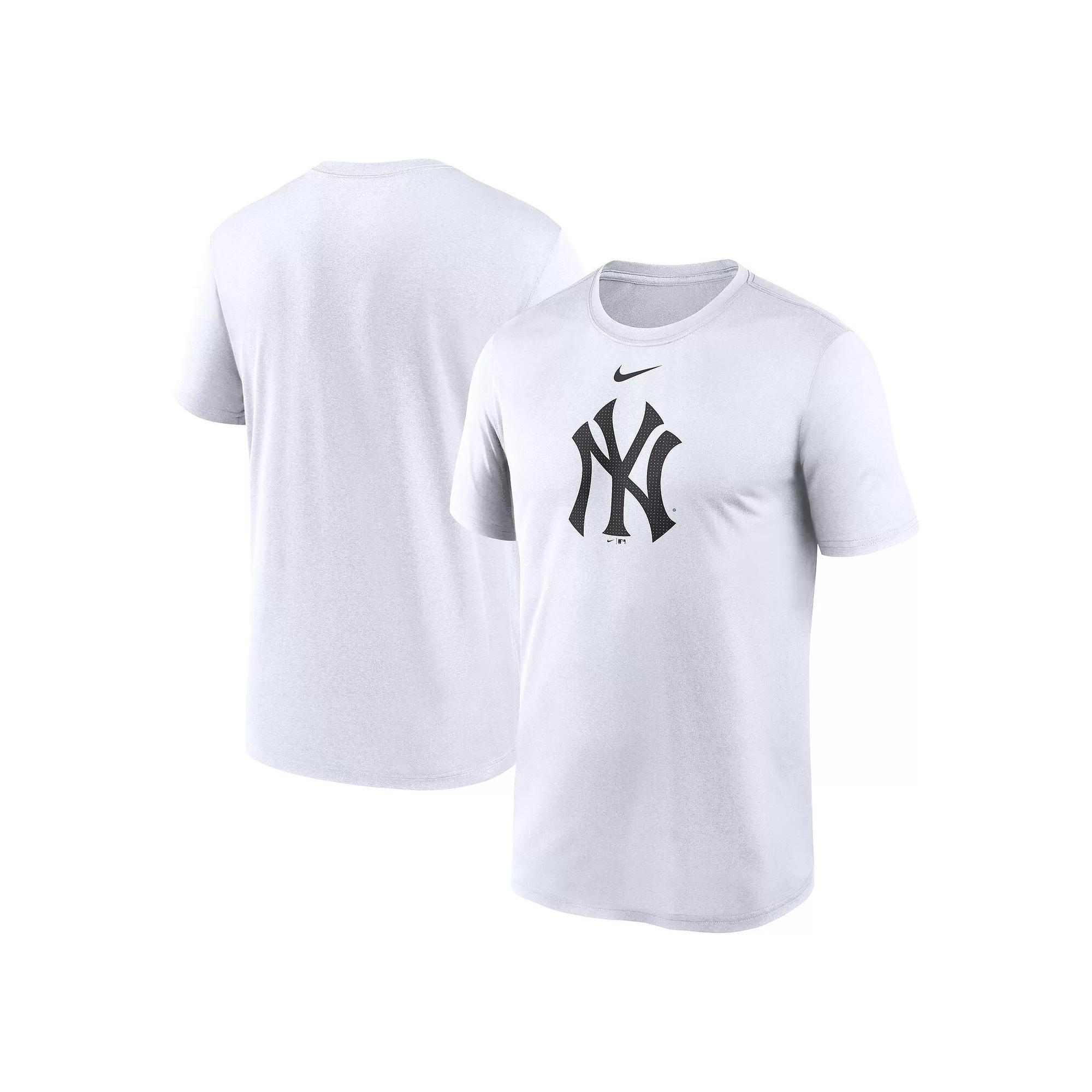 Men's Nike  White New York Yankees Legend Fuse Large Logo Performance T-Shirt, Size: XL Product Image