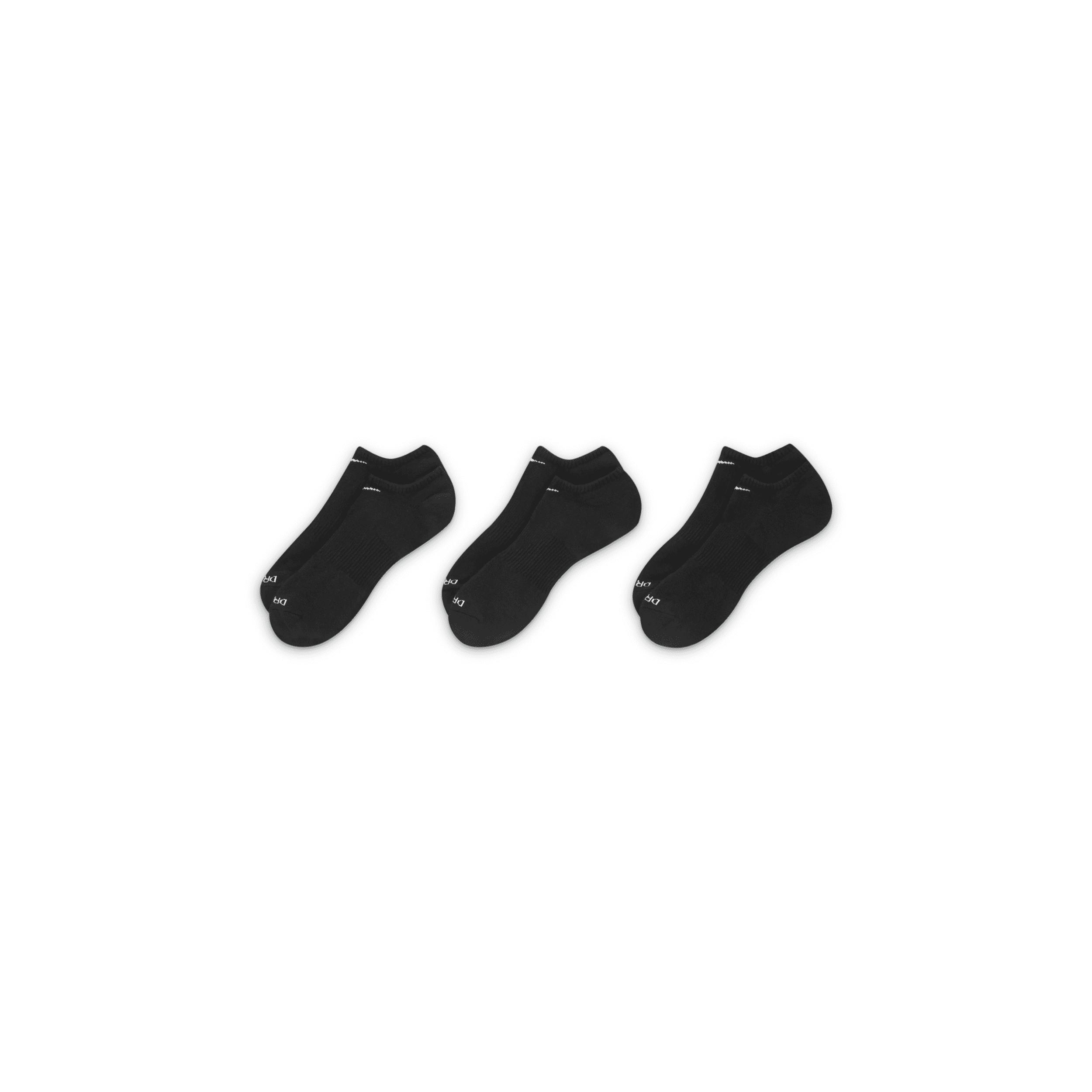 Mens Nike 3-pack Everyday Plus Cushion No-Show Training Socks Product Image