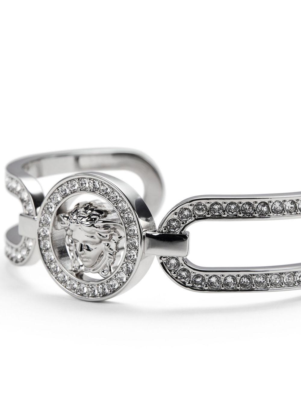 Medusa &apos;95 crystal-embellished cuff bracelet Product Image