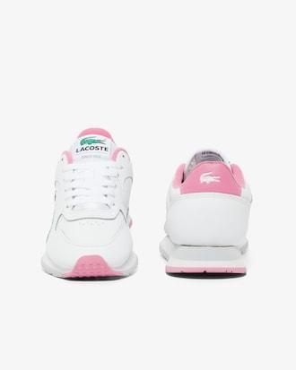 Women's Linetrack Leather Sneakers Product Image