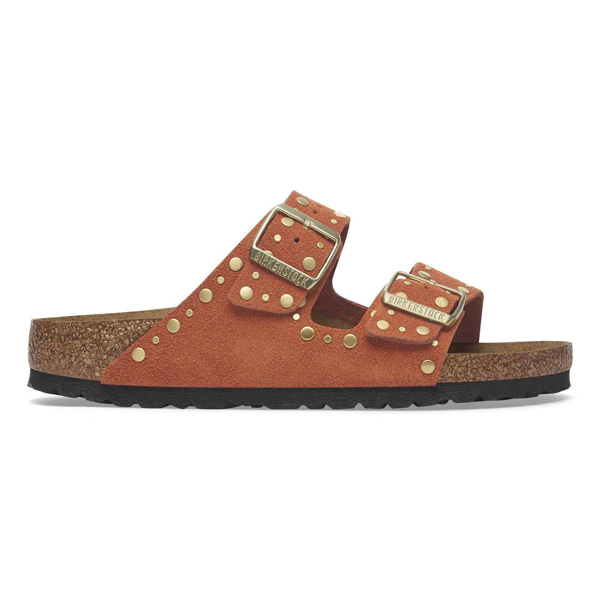Arizona Rivets Suede Leather Ochre Product Image