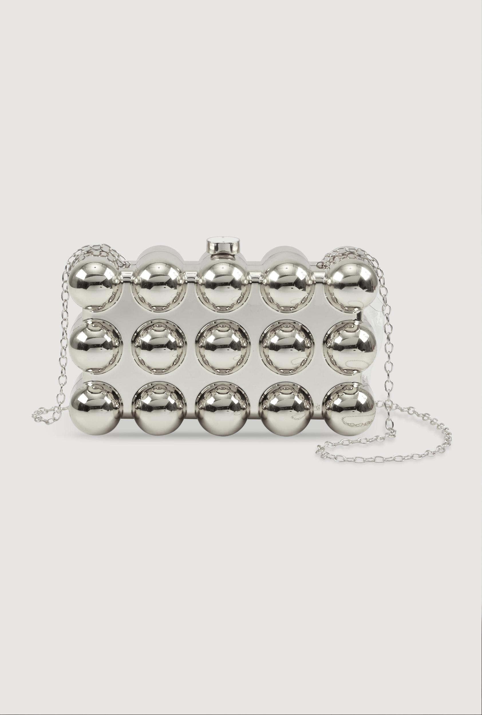 Bubble Metallic Clutch Female Product Image