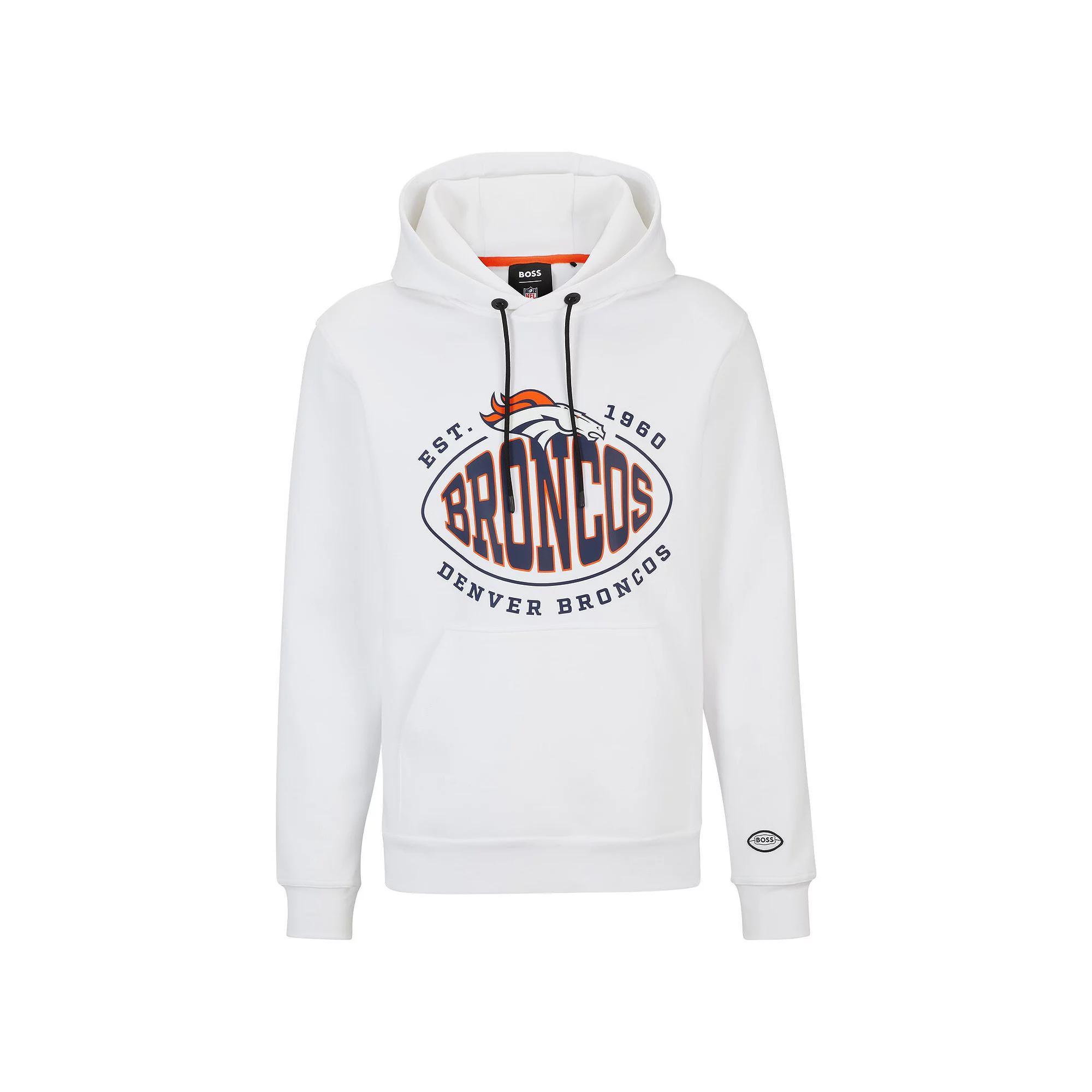 Men's BOSS X NFL  Black Minnesota Vikings Touchback Pullover Hoodie, Size: Medium Product Image