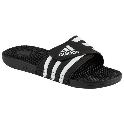 adidas Adissage Men's Slide Sandals, Size: 7, Black White Product Image