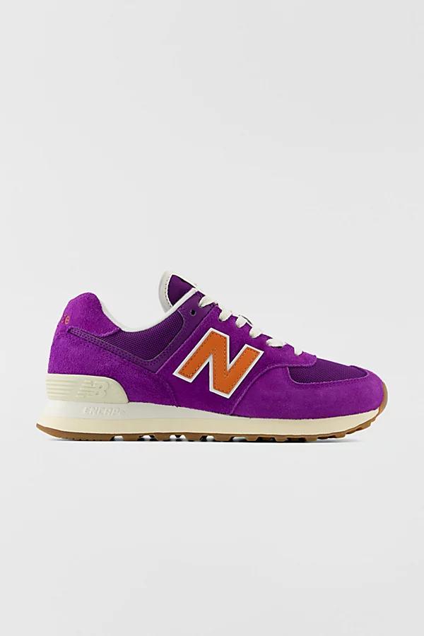 Womens New Balance 574 Athletic Shoe - Linen / Mid-Century Pink Product Image